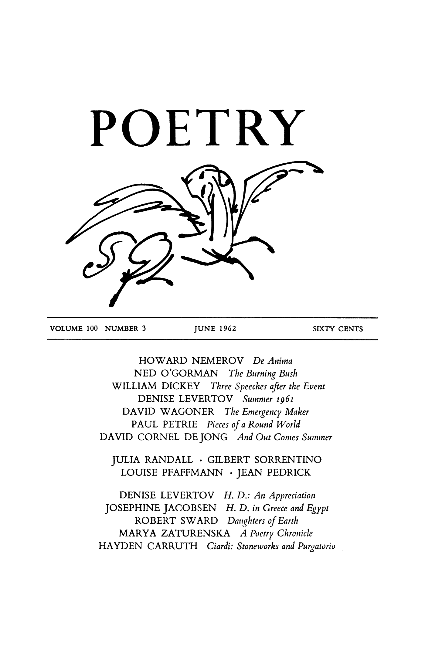 Poetry Magazine Archive Page