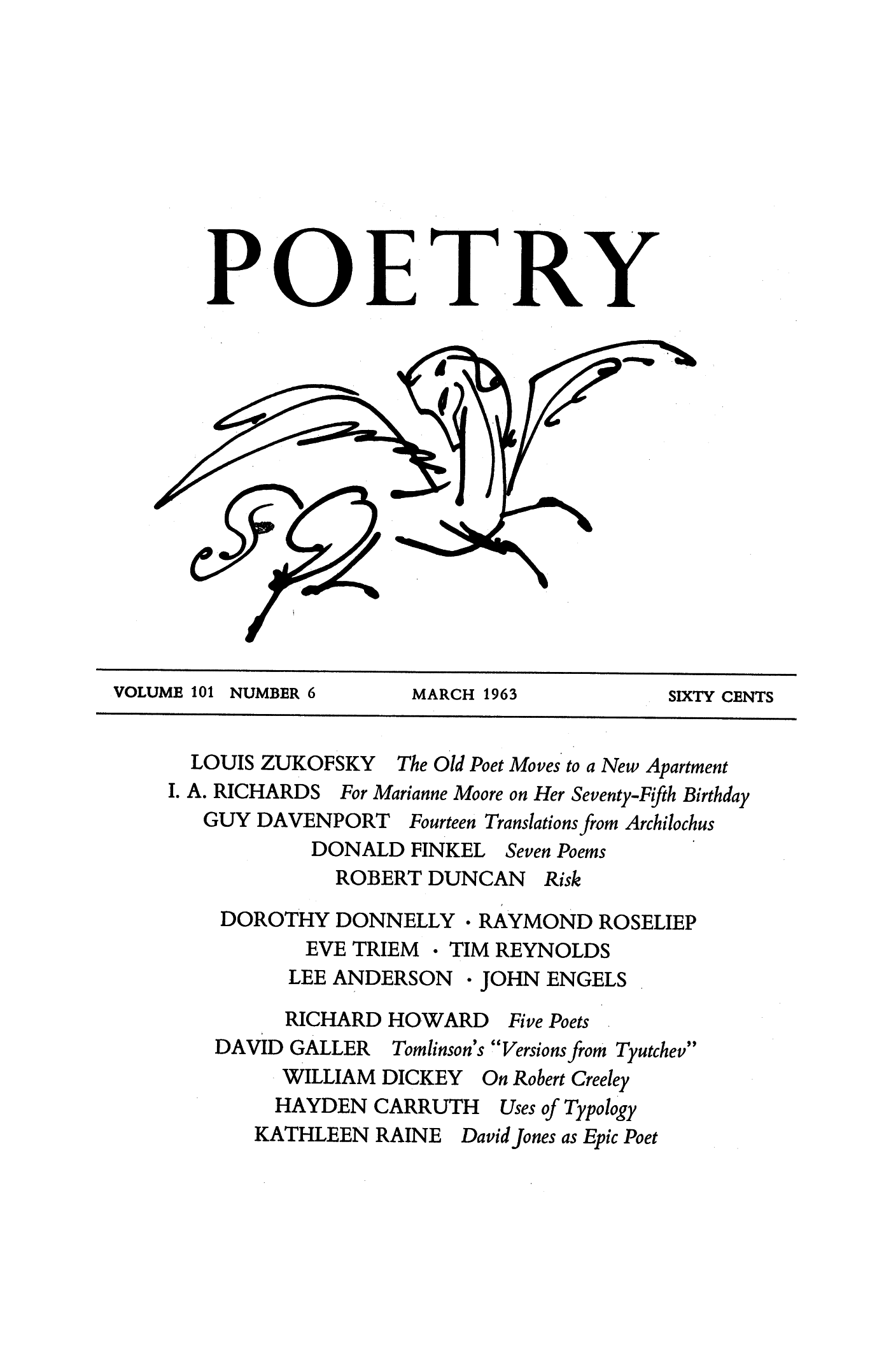 Poetry Magazine Archive Page