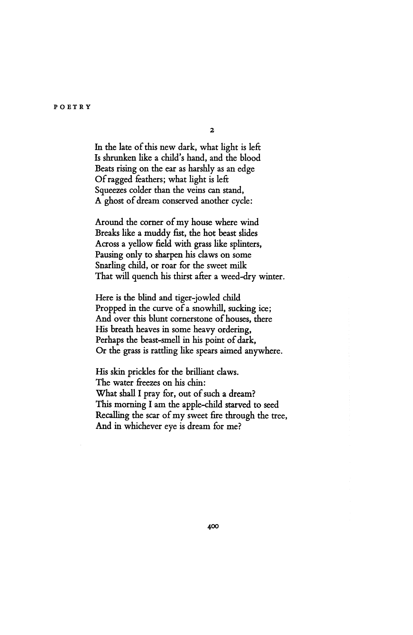 De Pere: Feeding a Child, 5:30 a.m. by John Engels | Poetry Magazine