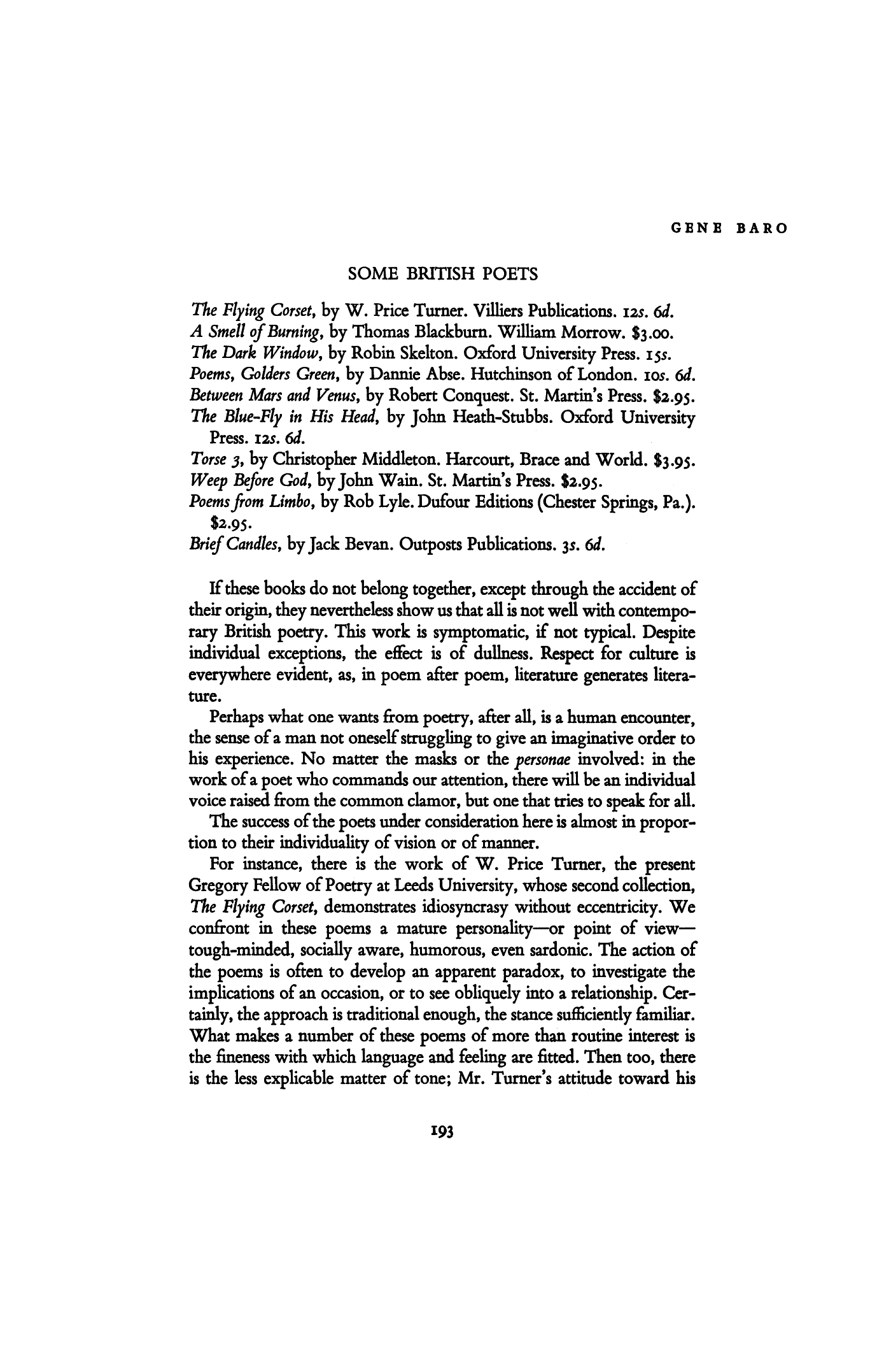 The Flying Corset, by W. Price Turner