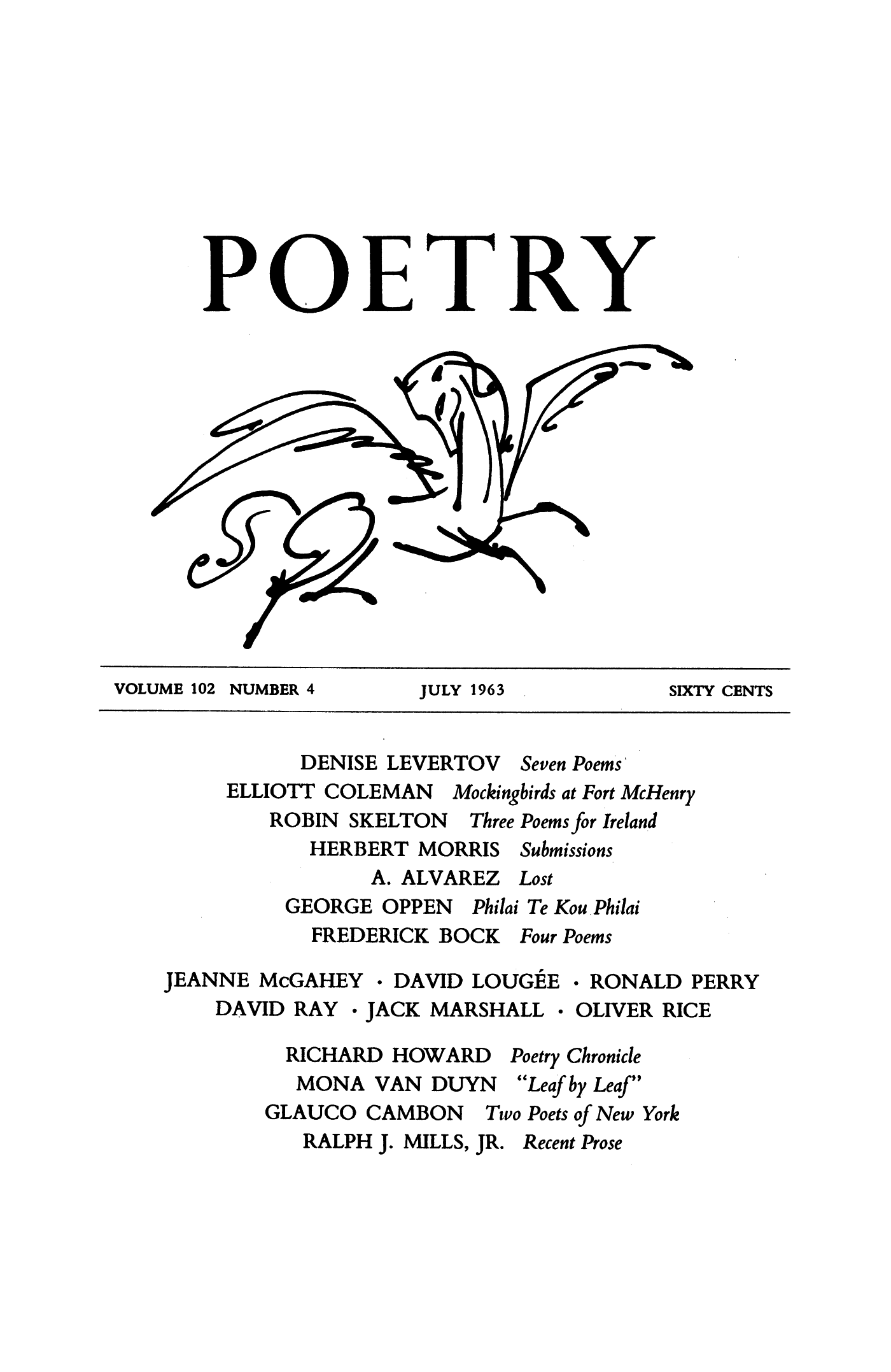 Poetry Magazine Archive Page