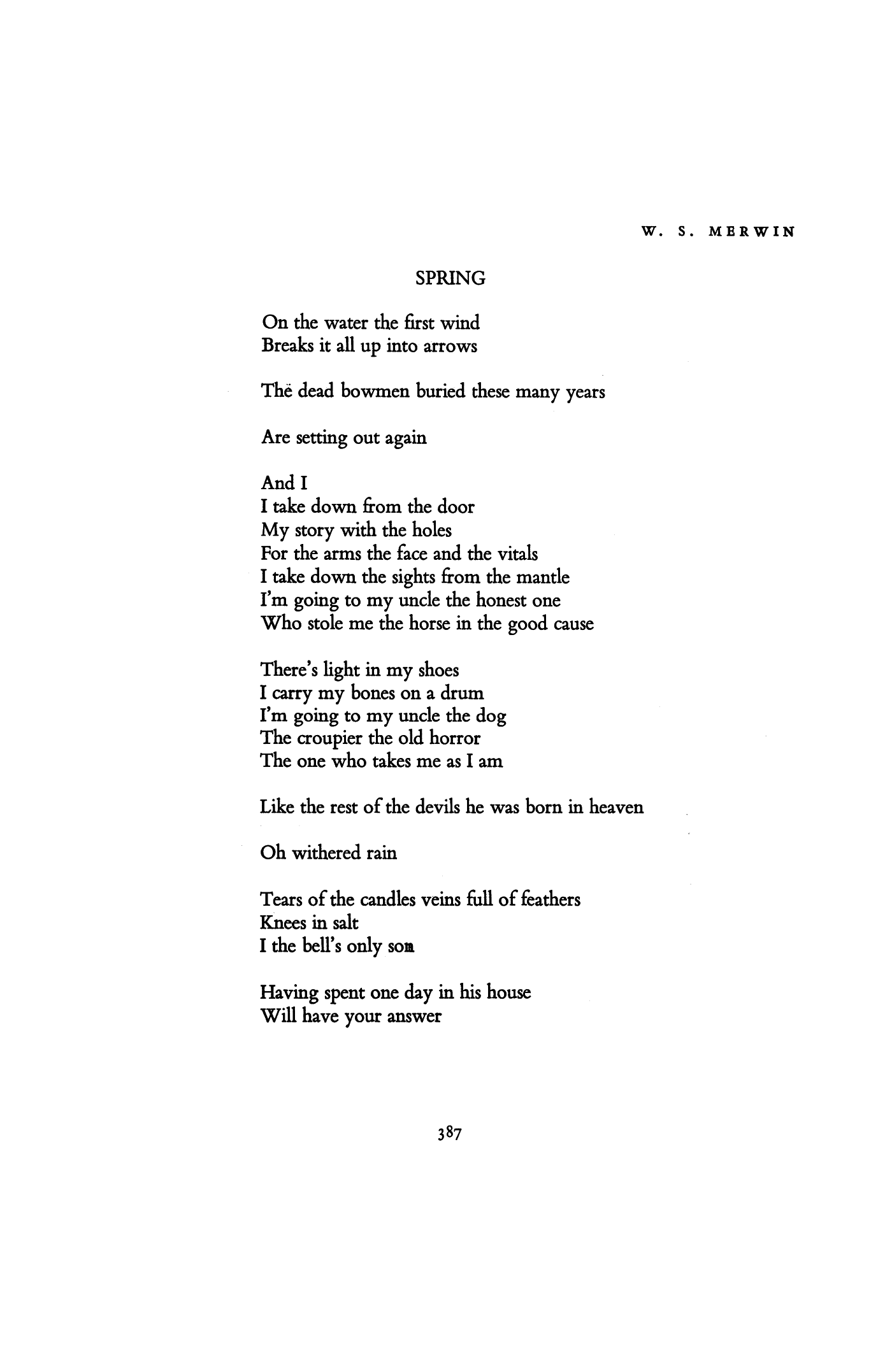 uncle in heaven poem