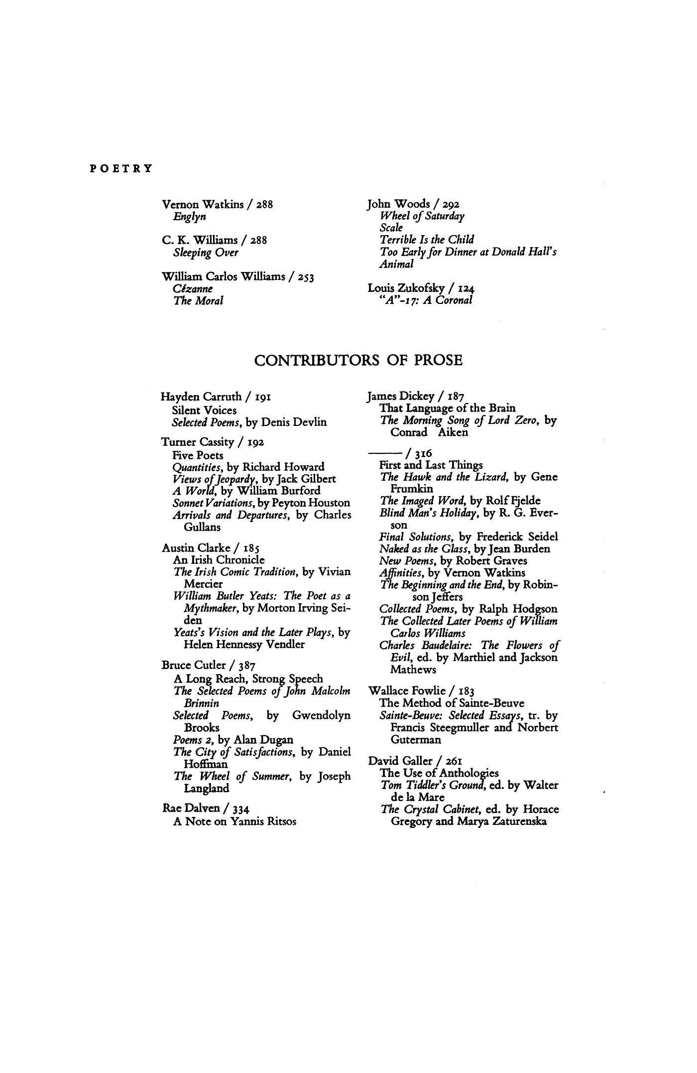 Poetry Magazine Archive Page