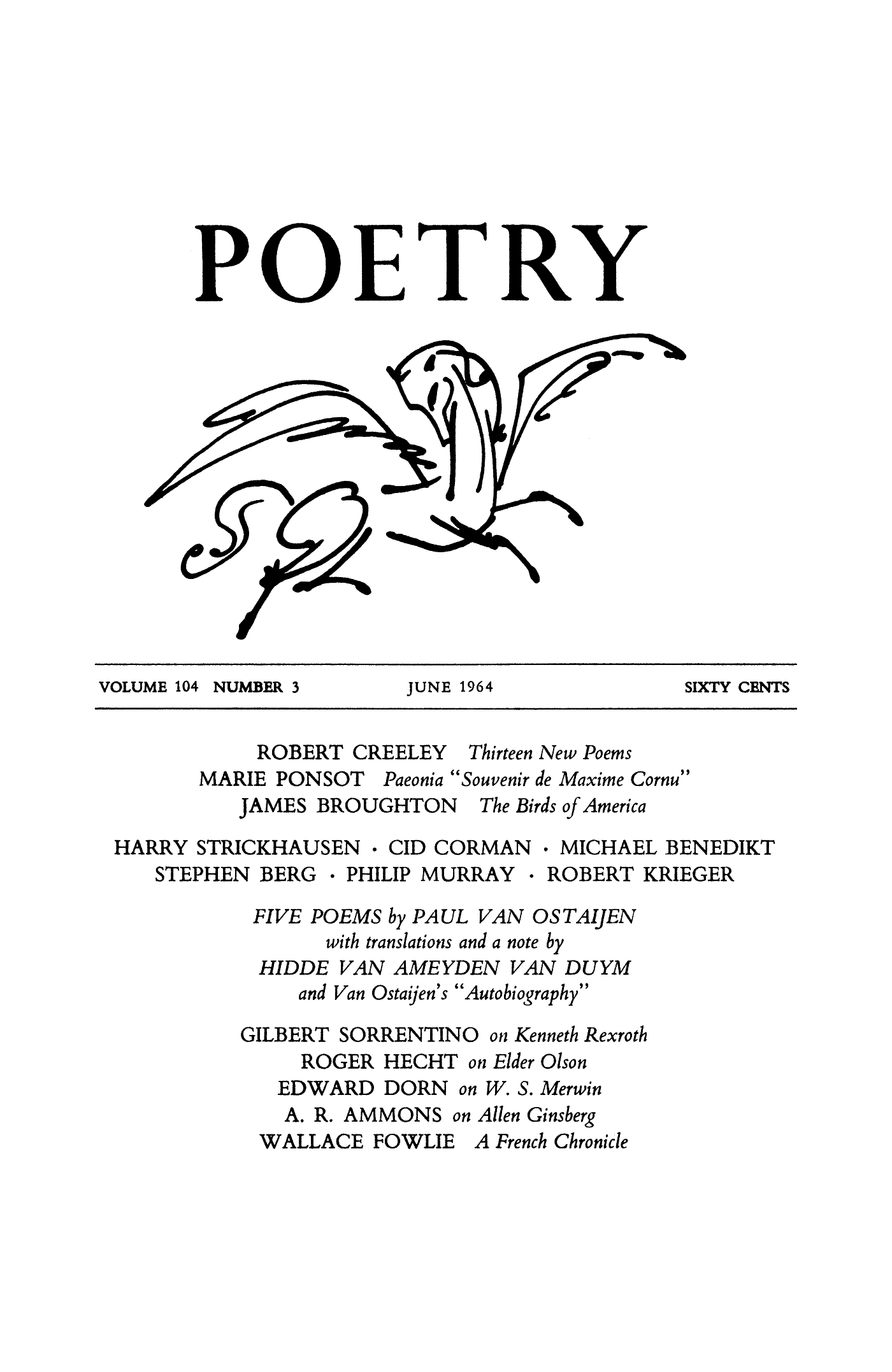 Poetry Magazine Archive Page