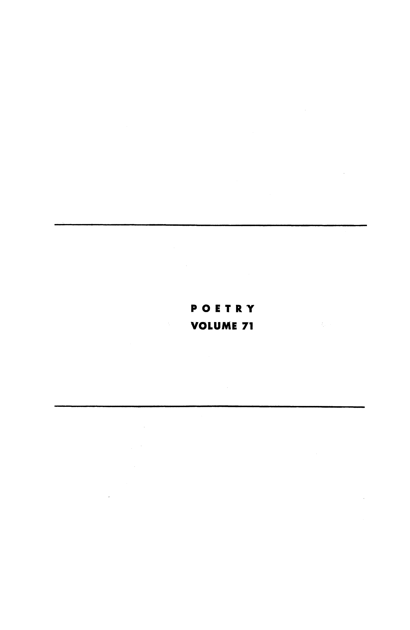 Poetry Magazine Archive Page