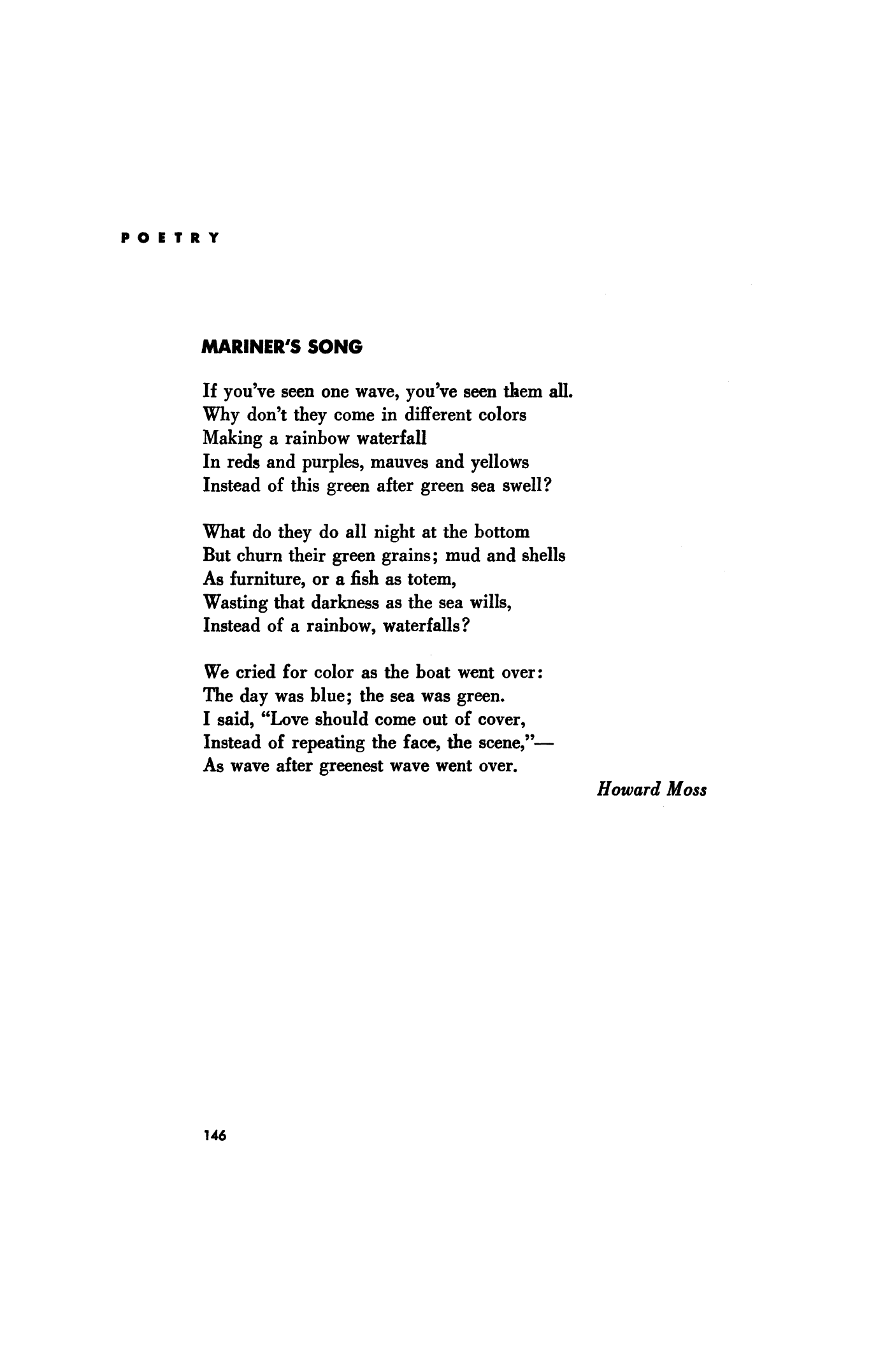 Mariner's Song