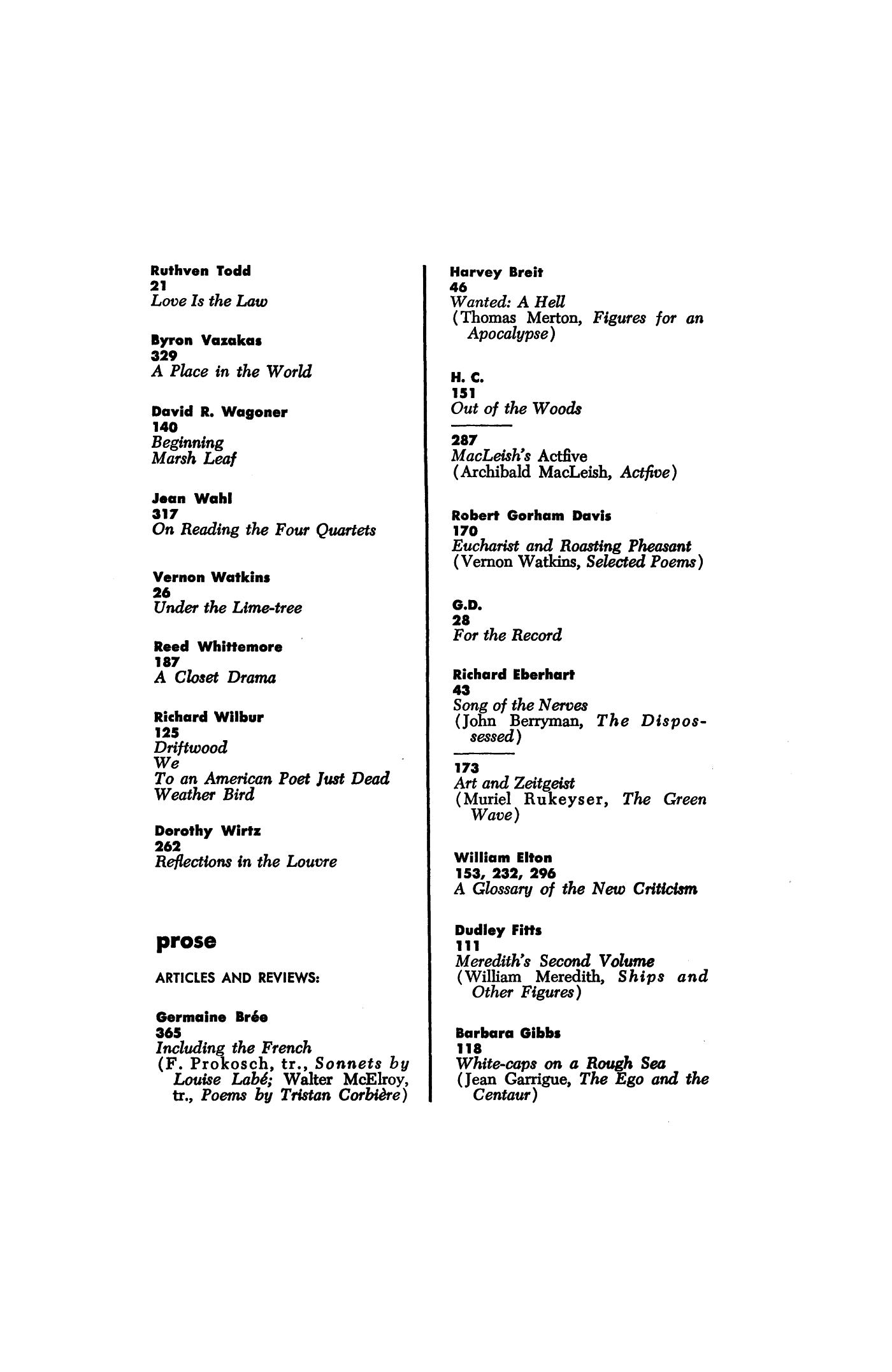 Poetry Magazine Archive Page