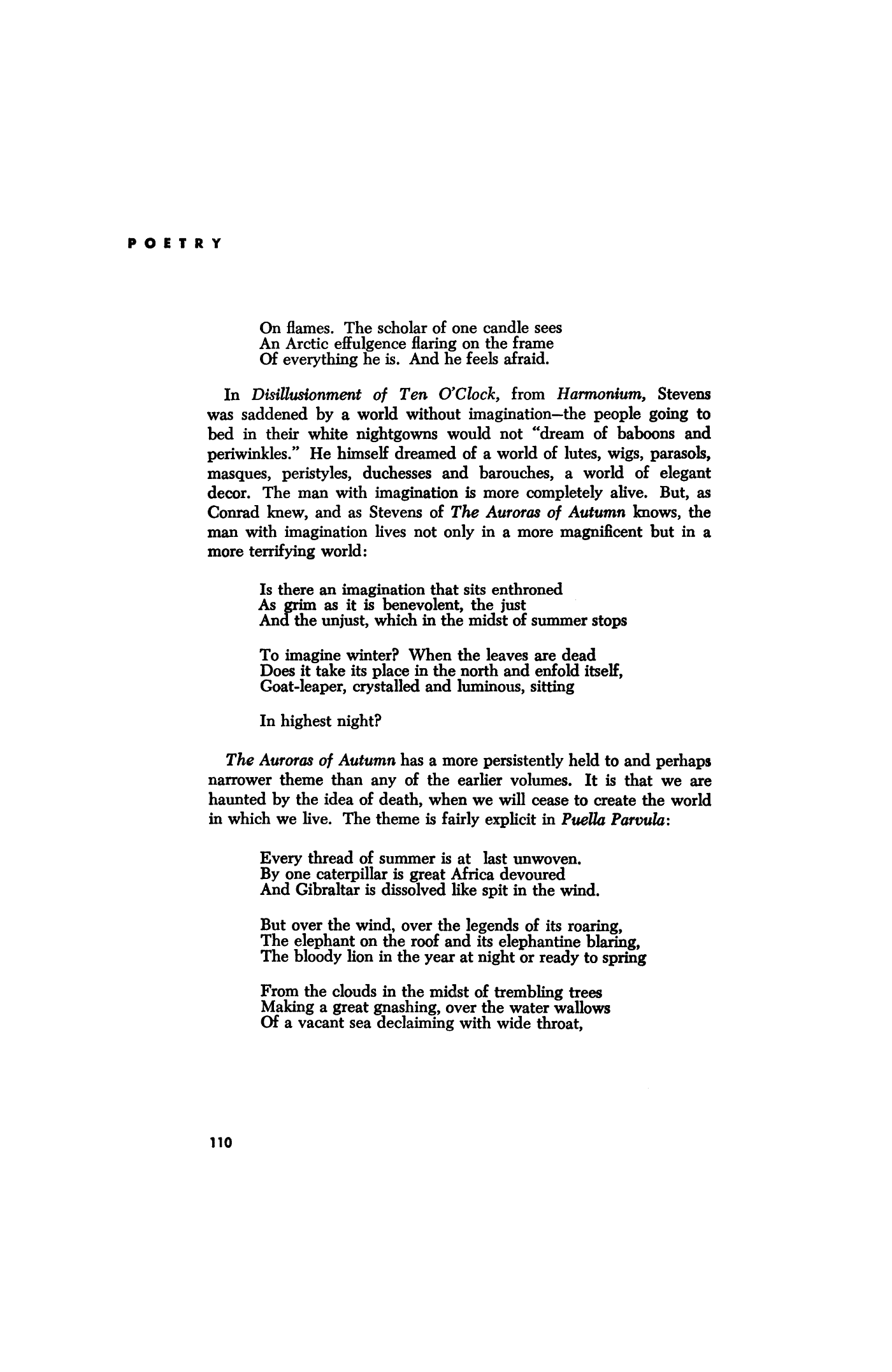 The Auroras of Autumn by Wallace Stevens