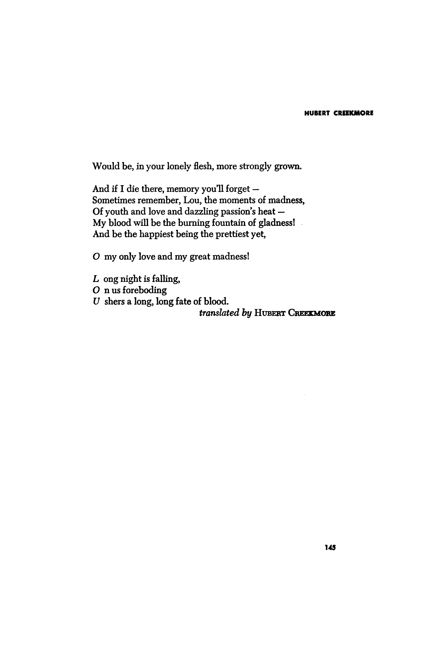 Poem for Lou