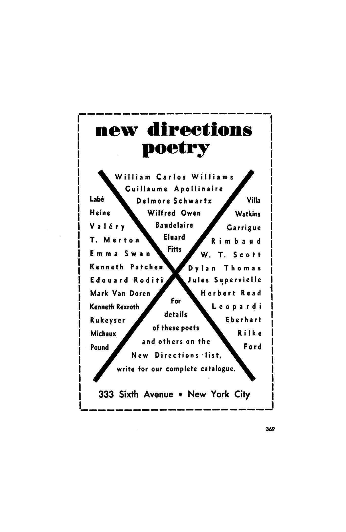 Poetry Magazine Archive Page