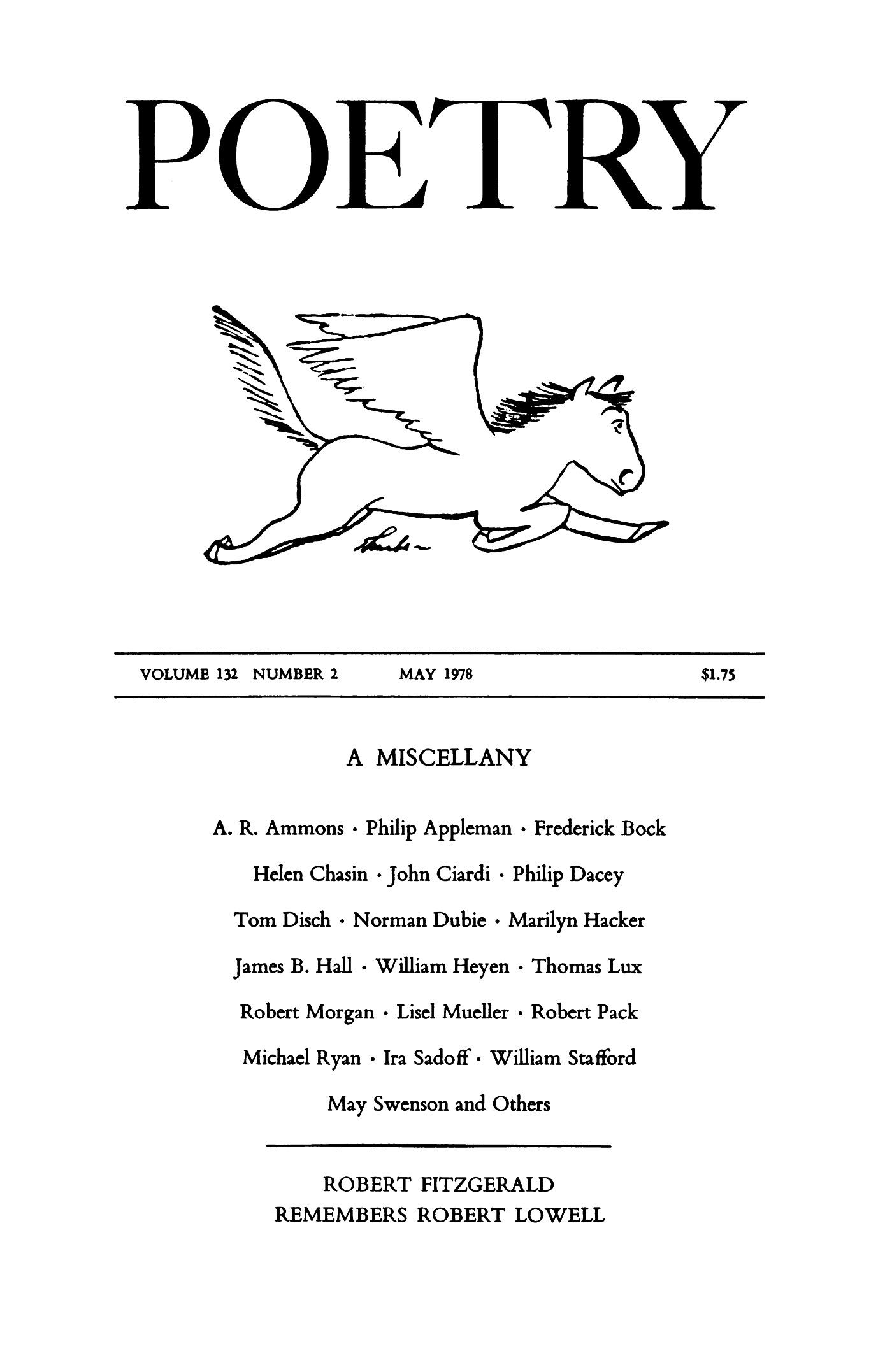 Poetry Magazine Archive Page