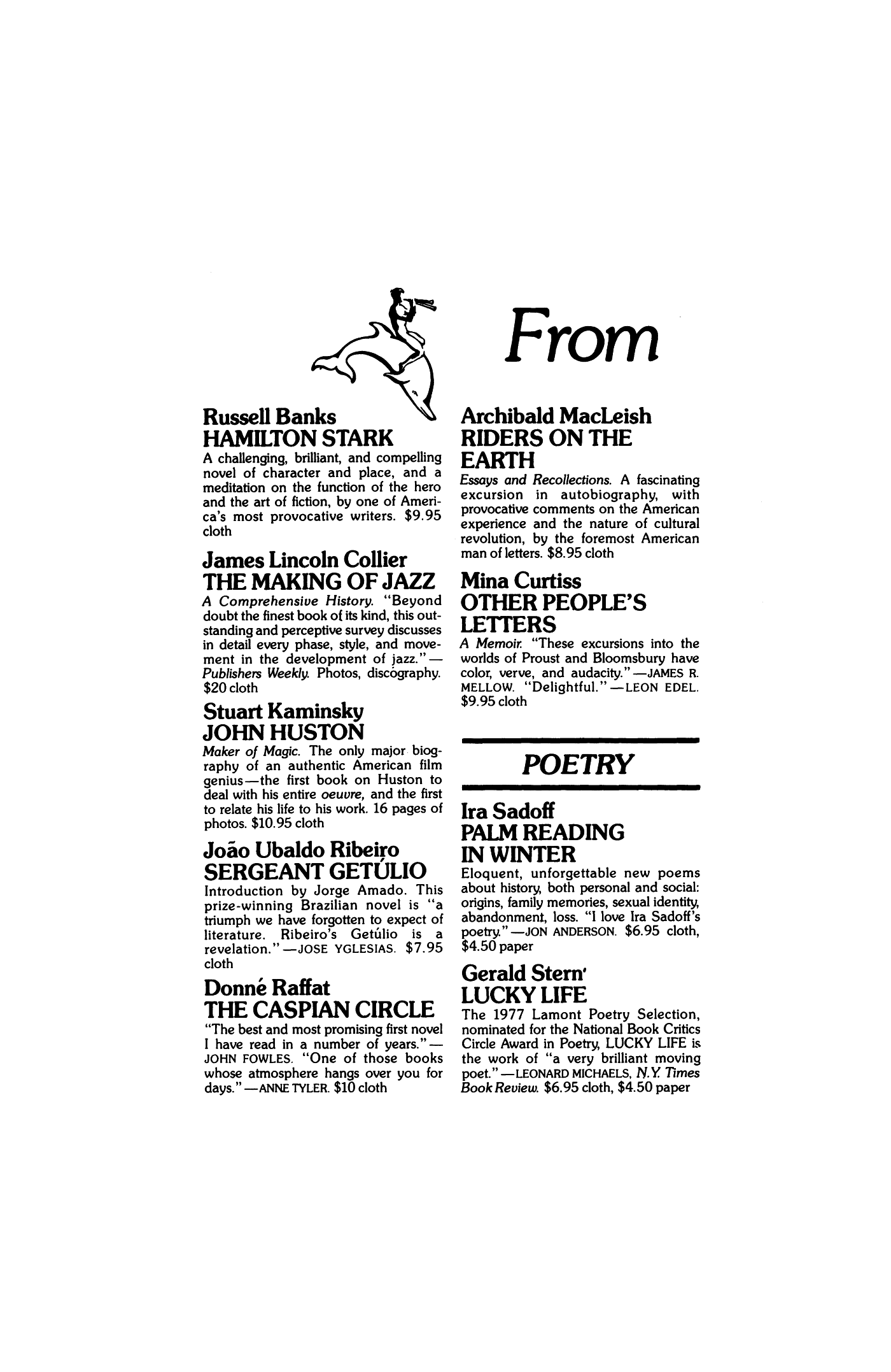 Poetry Magazine Archive Page