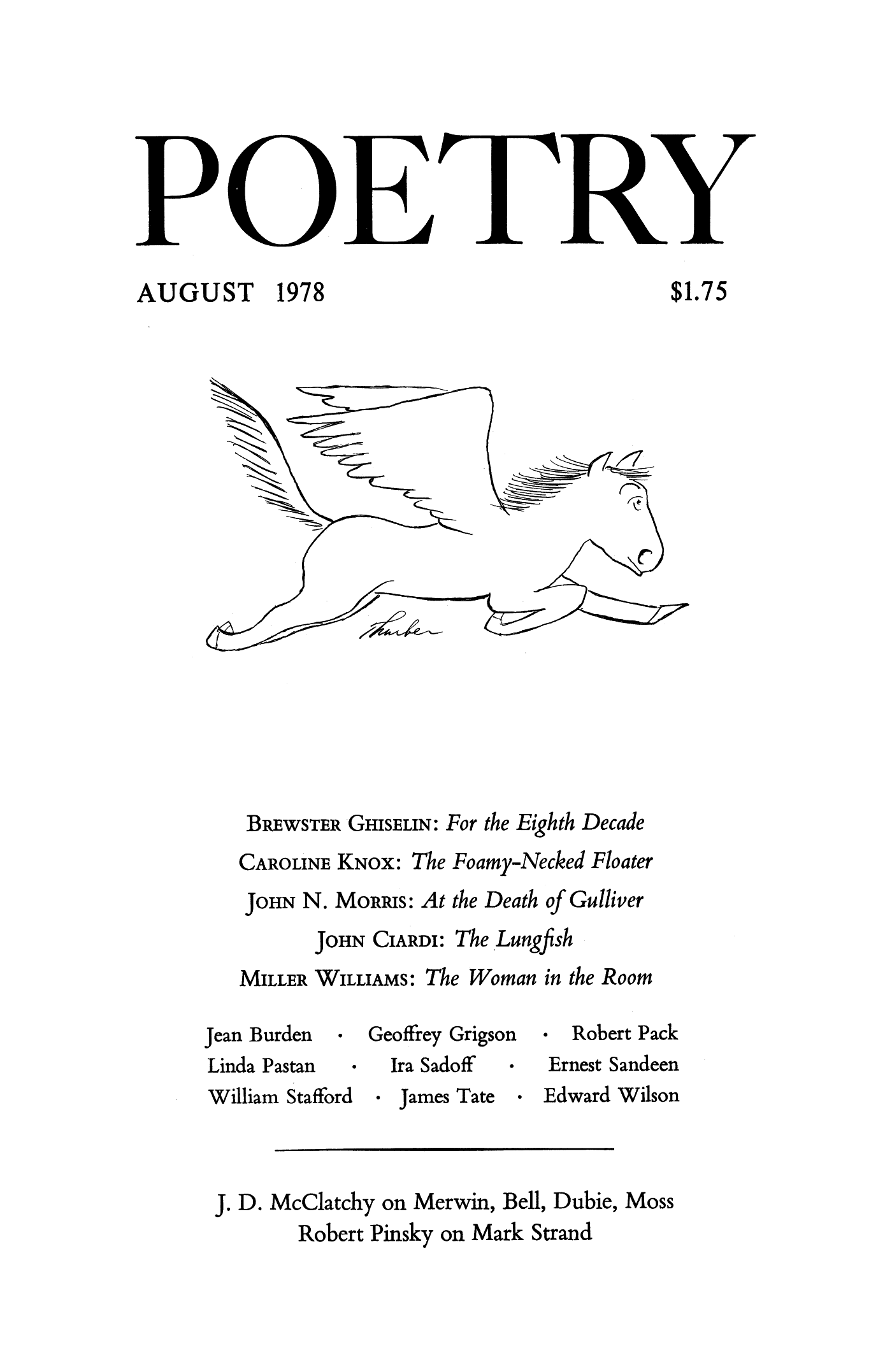 Poetry Magazine Archive Page