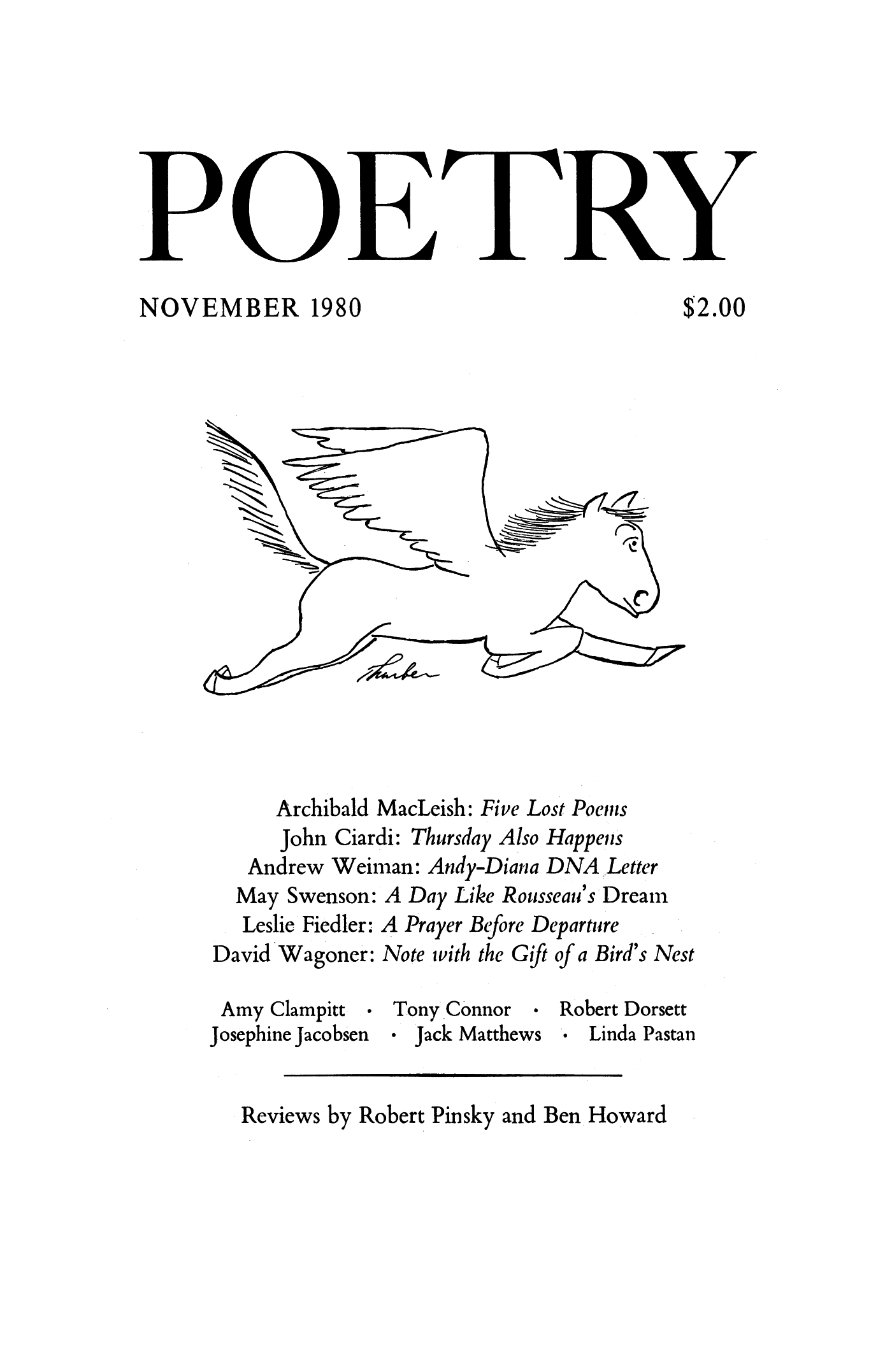 Poetry Magazine Archive Page