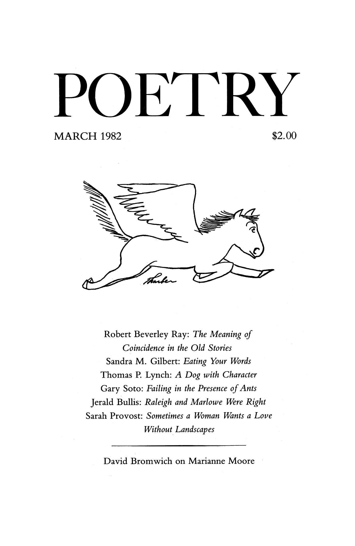 Poetry Magazine Archive Page