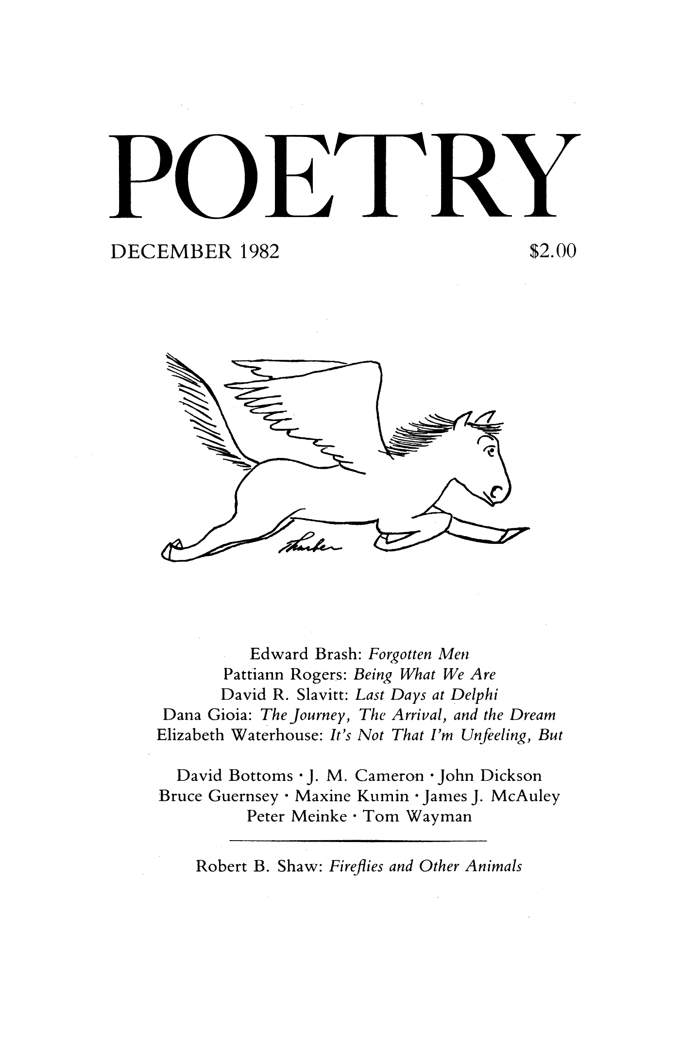 Poetry Magazine Archive Page