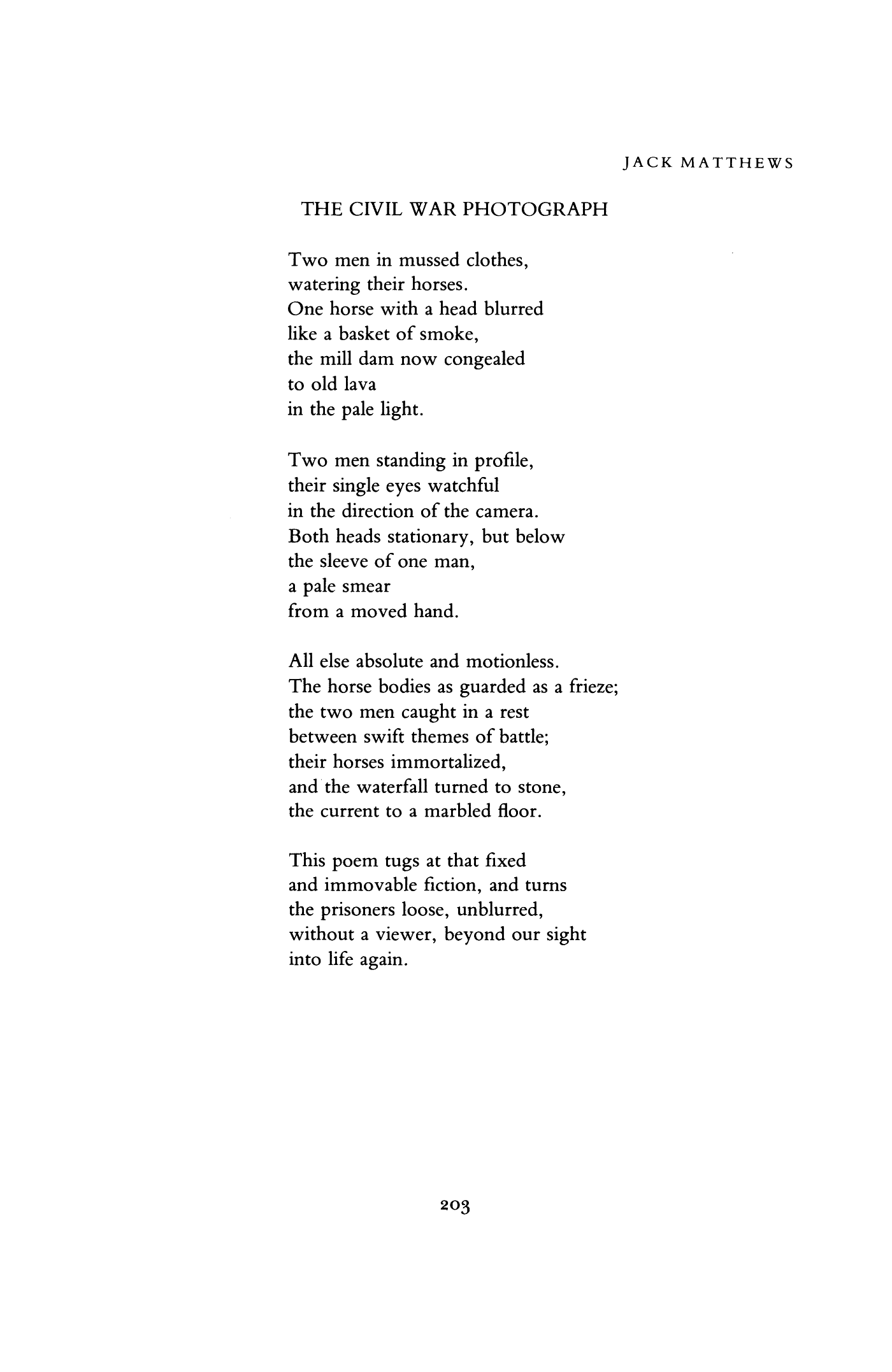 Poetry About Life In War