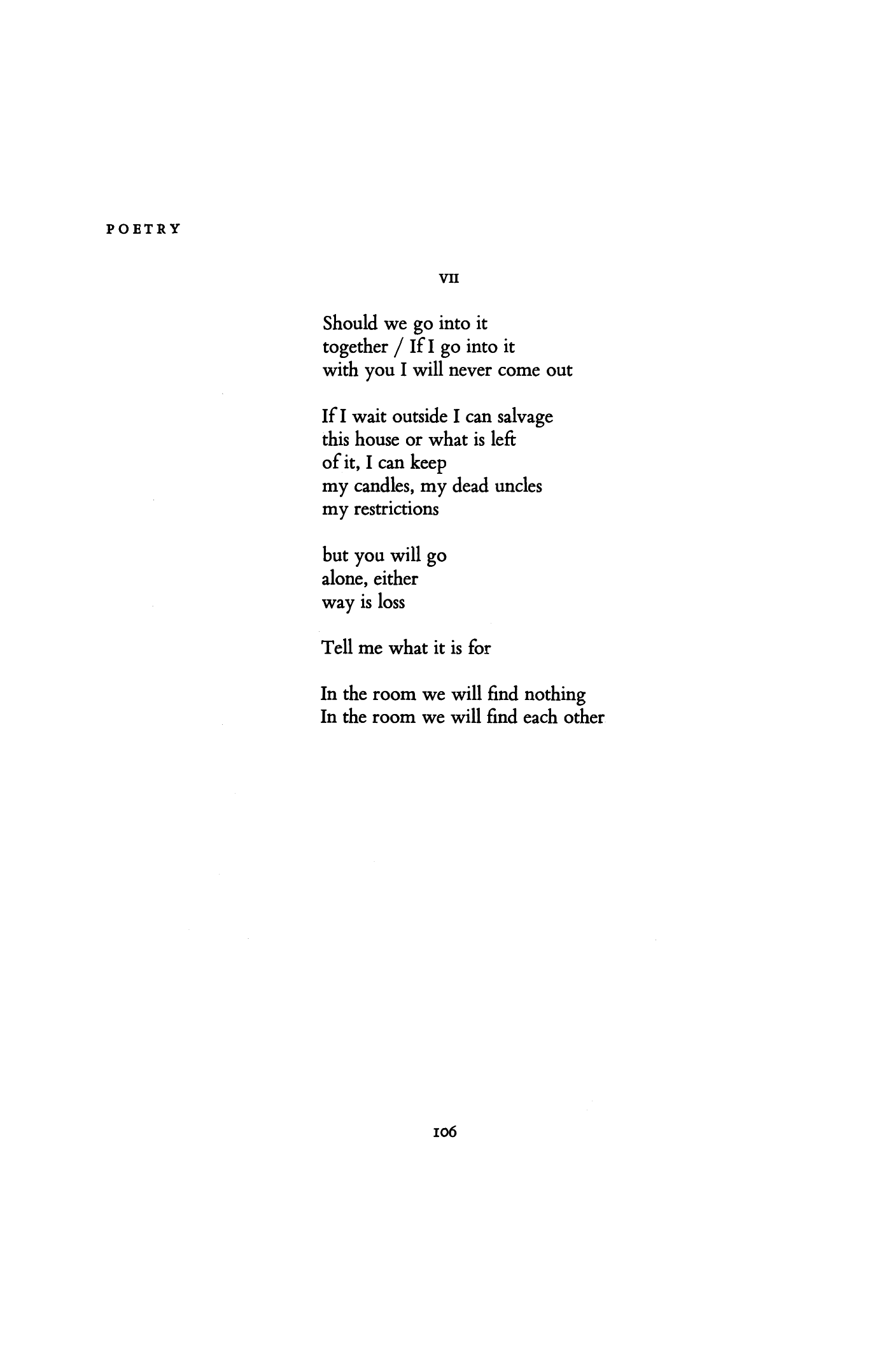 Hesitations Outside the Door