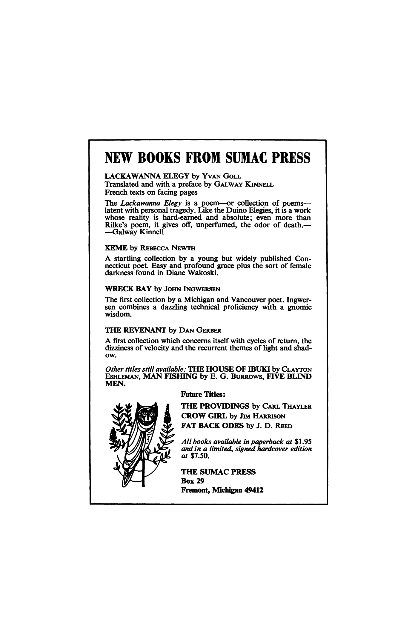 Poetry Magazine Archive Page