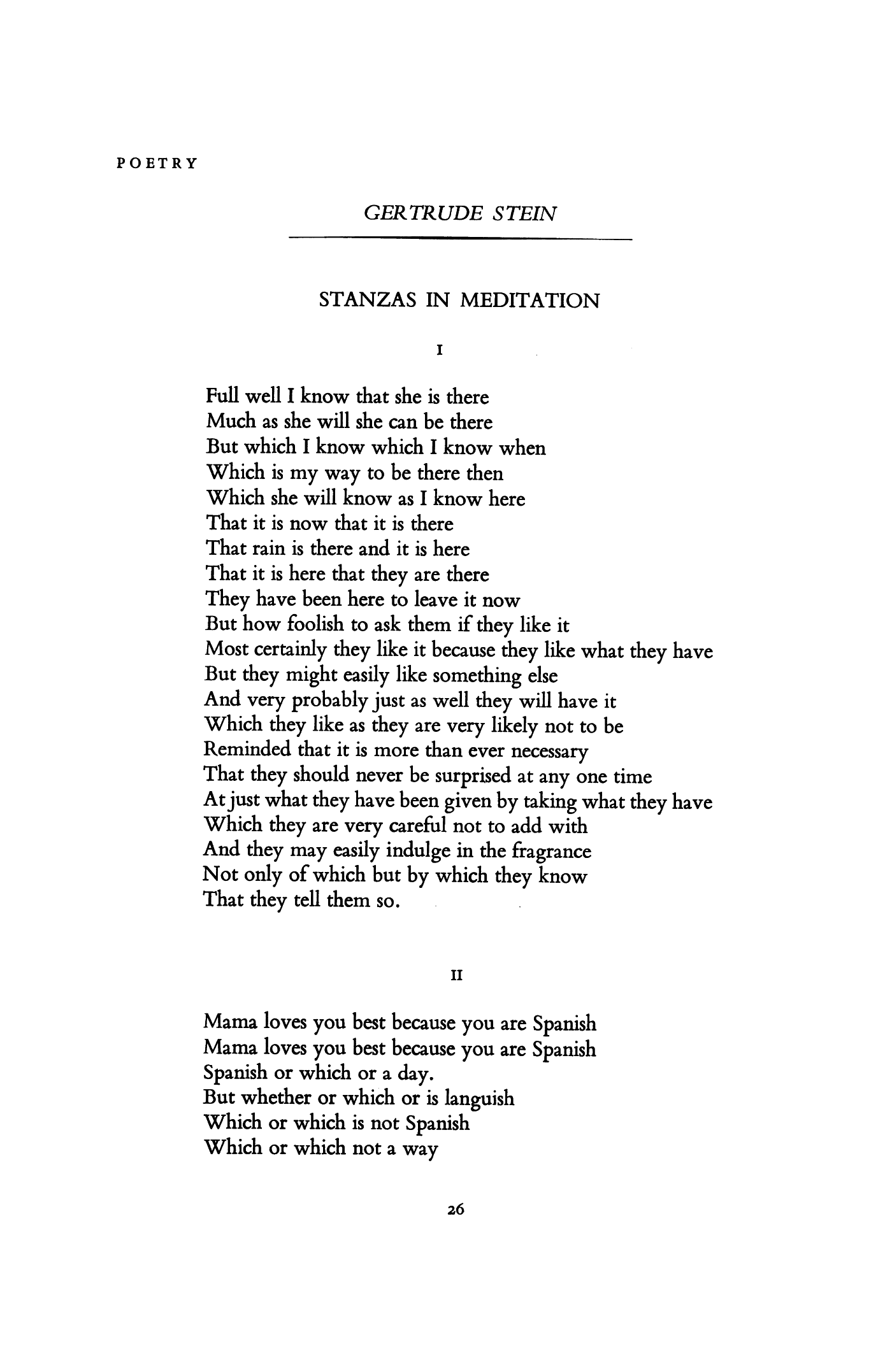 Stanzas in Meditation