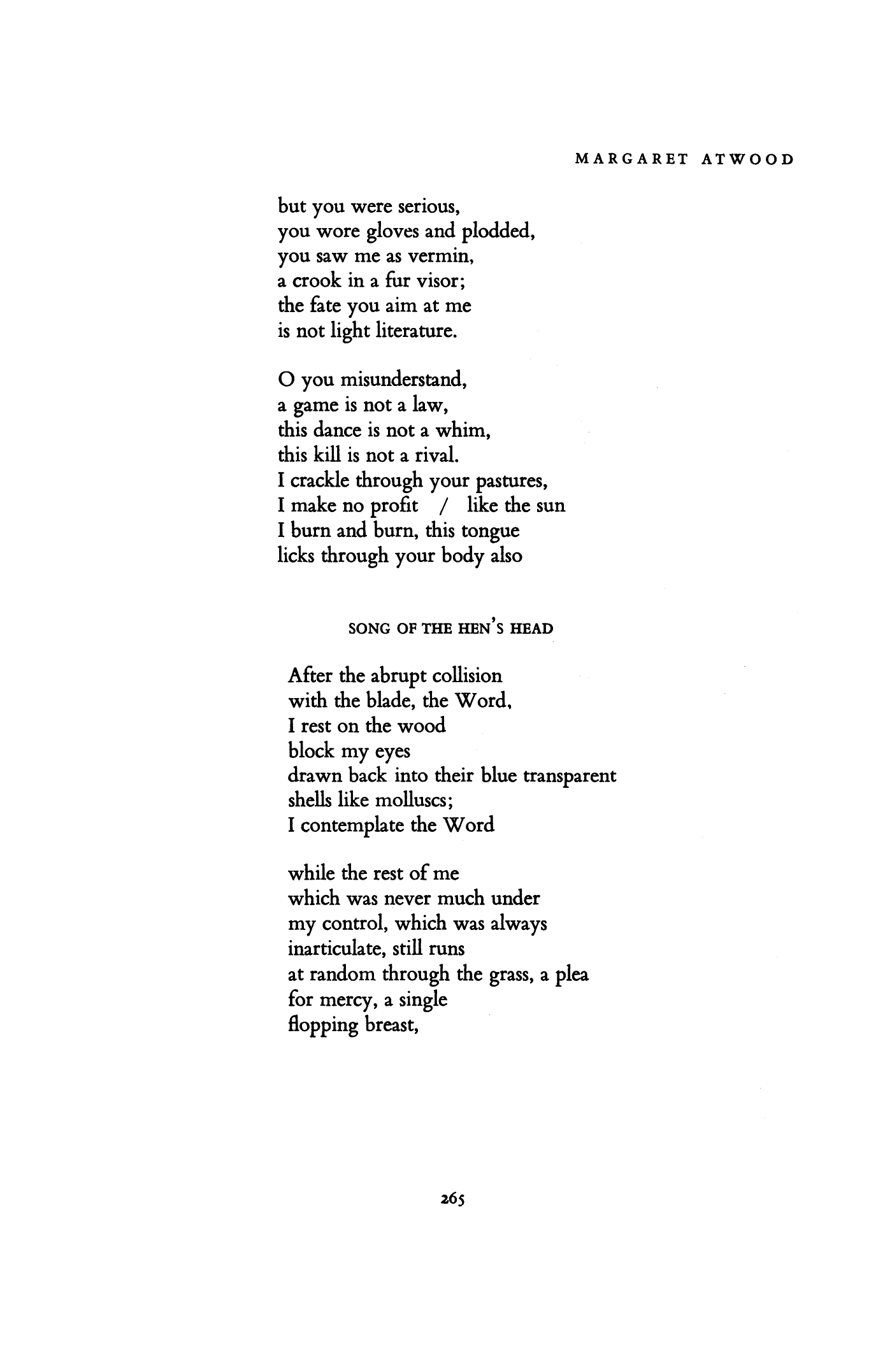 A fish hook, an open eye - Margaret Atwood [POEM] : r/Poetry