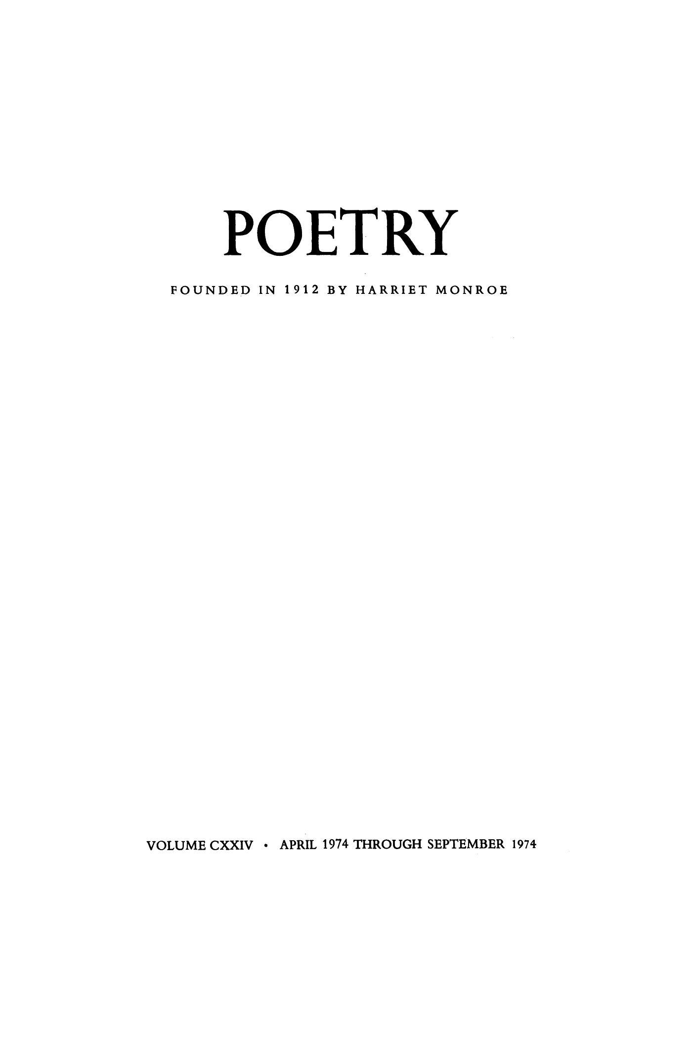 Poetry Magazine Archive Page