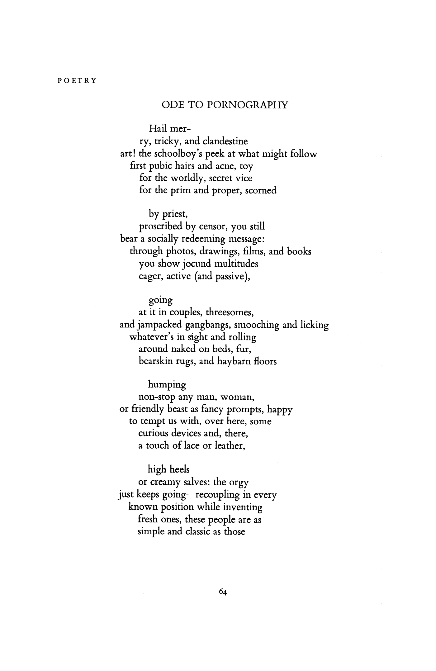 Poem porn