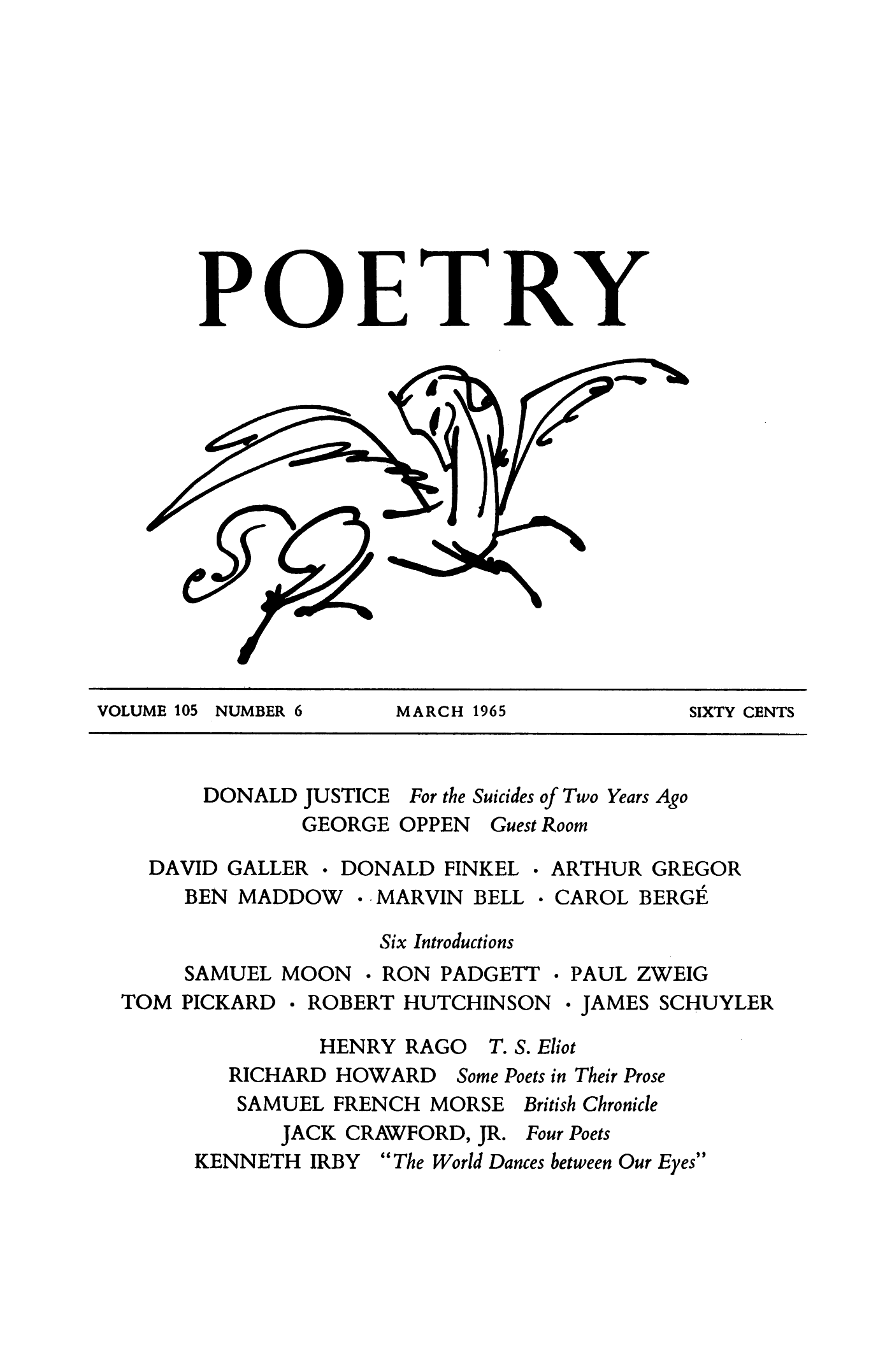 Poetry Magazine Archive Page