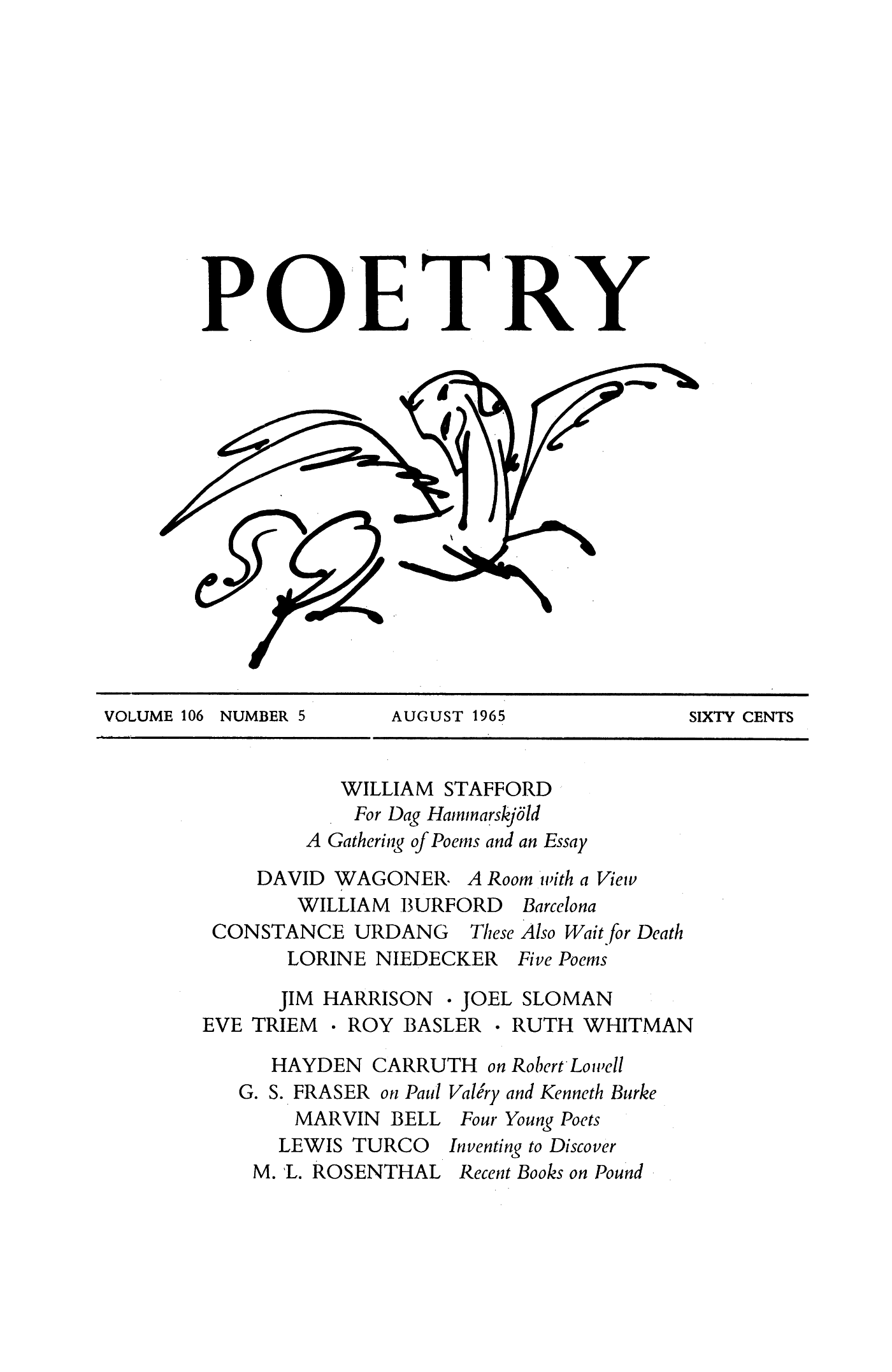 Poetry Magazine Archive Page
