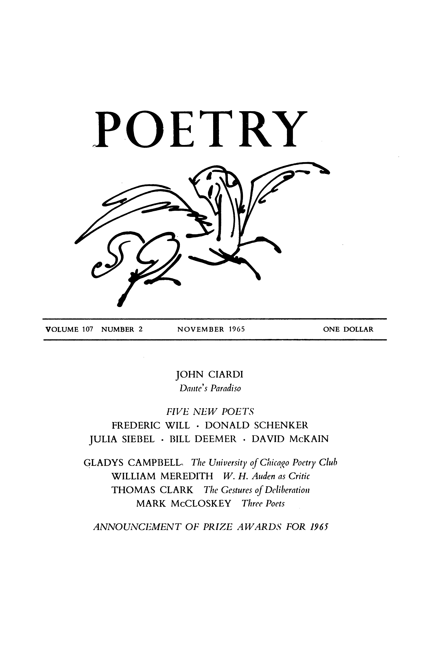 Poetry Magazine Archive Page