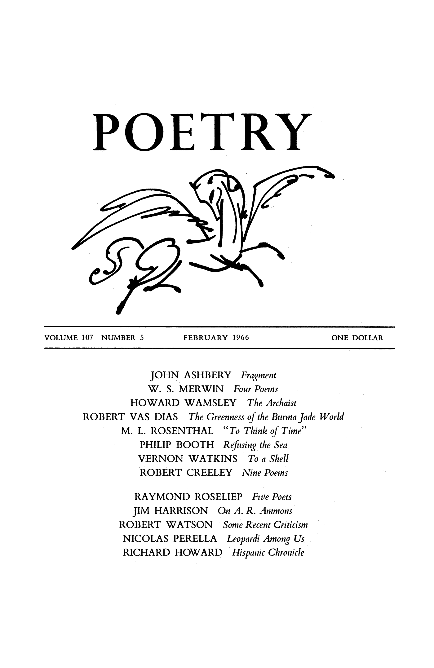 Poetry Magazine Archive Page