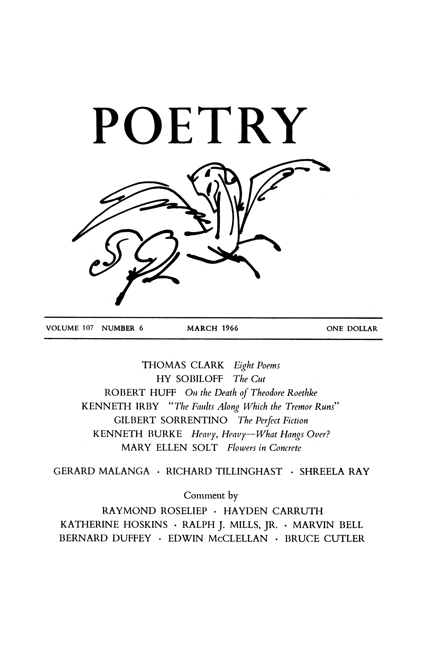 Poetry Magazine Archive Page