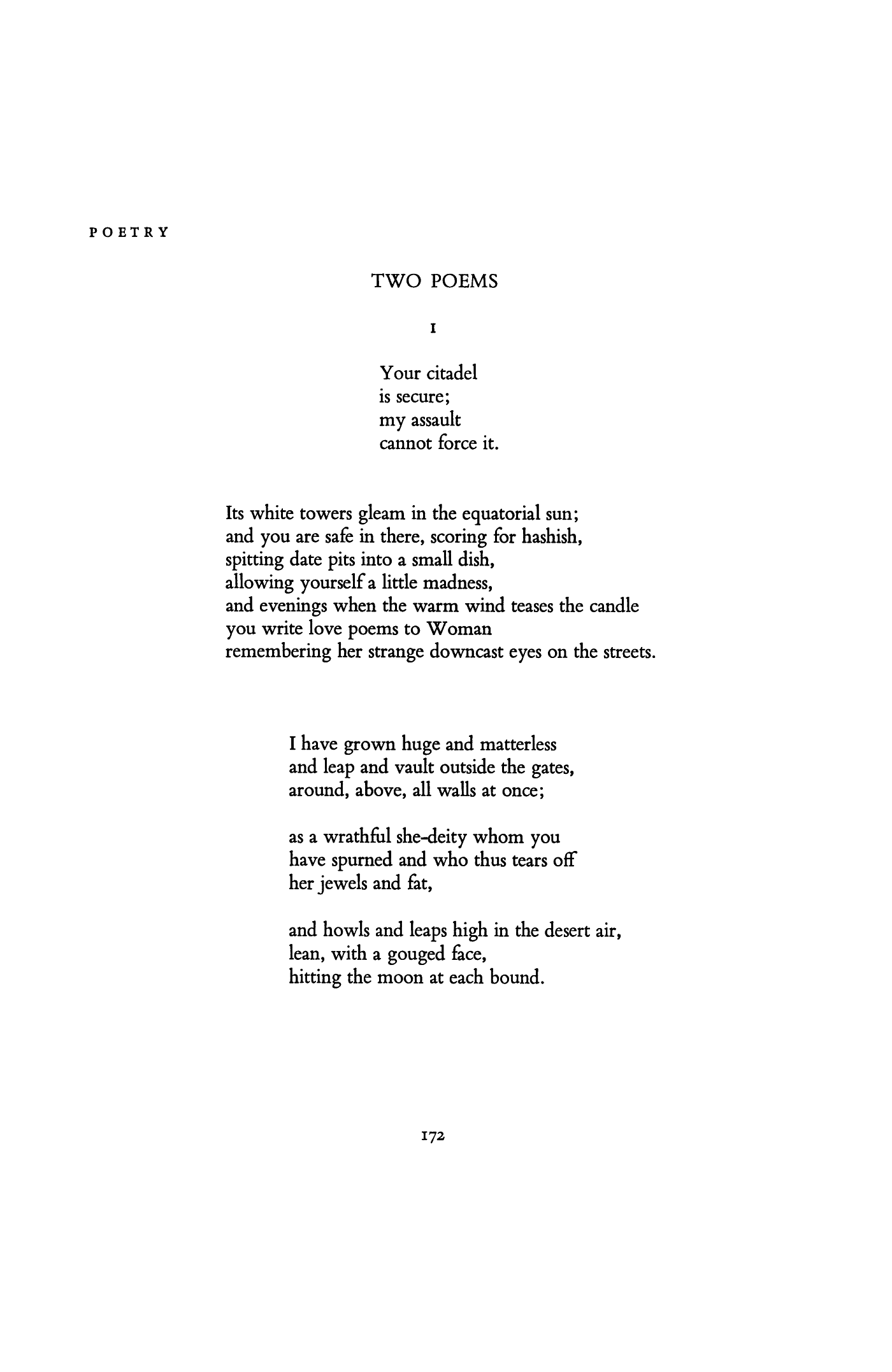 Two Poems