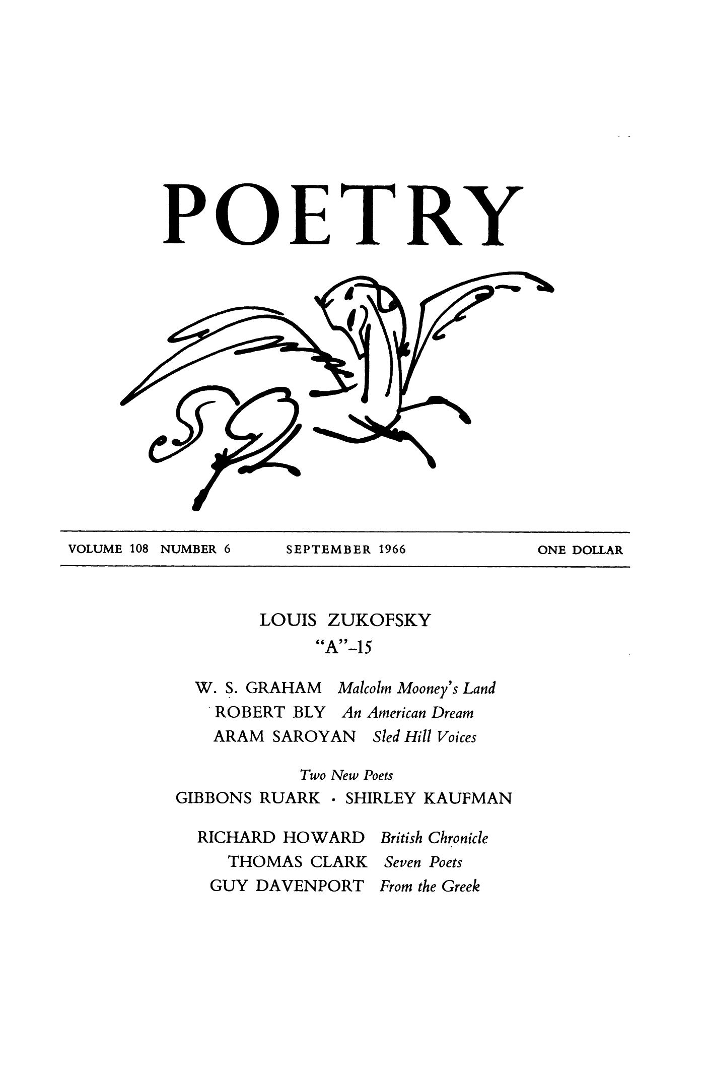 Poetry Magazine Archive Page