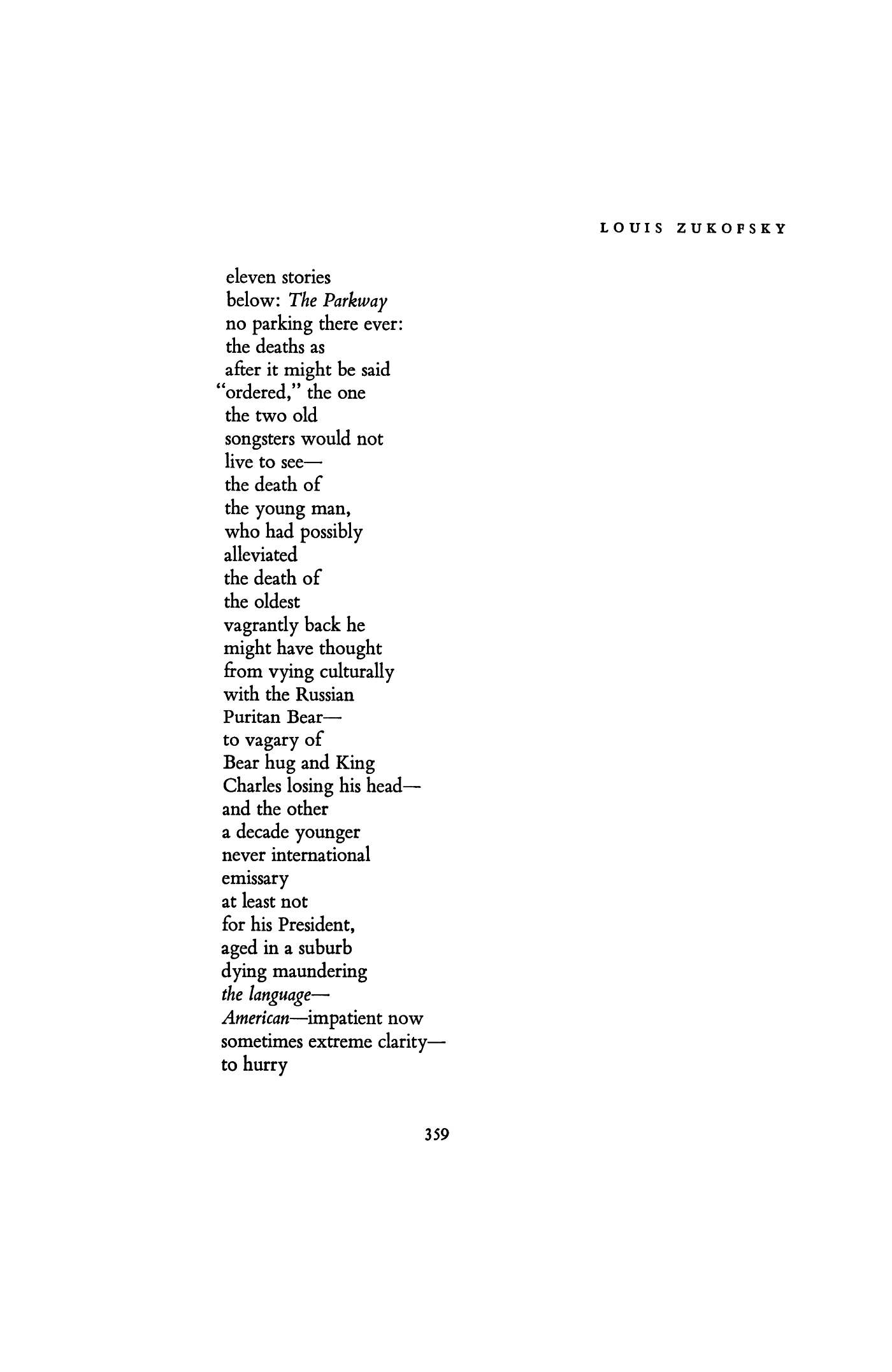 "A"15 by Louis Zukofsky | Poetry Magazine