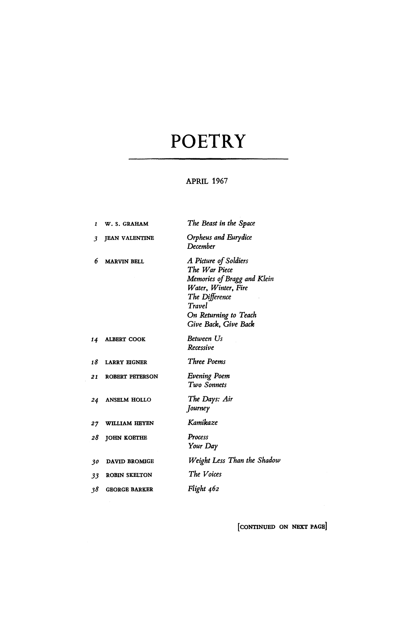 Poetry Magazine Archive Page