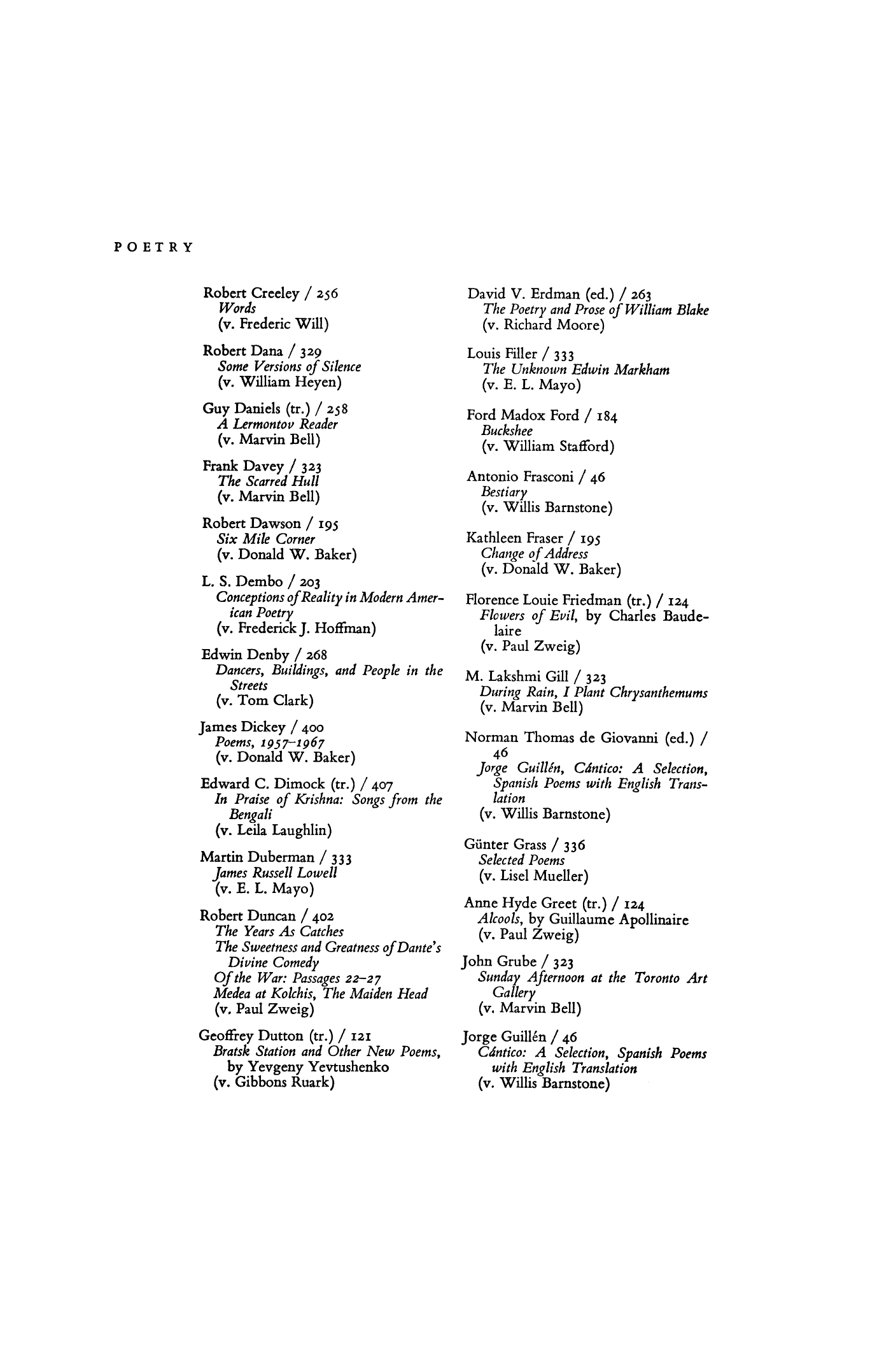 Poetry Magazine Archive Page