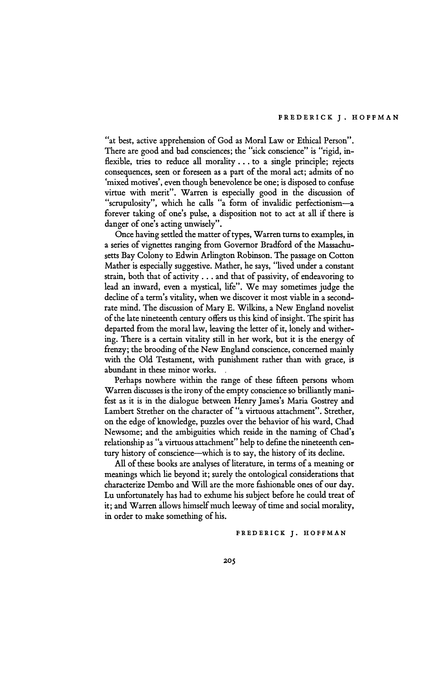 Frederick hoffman obituary picture