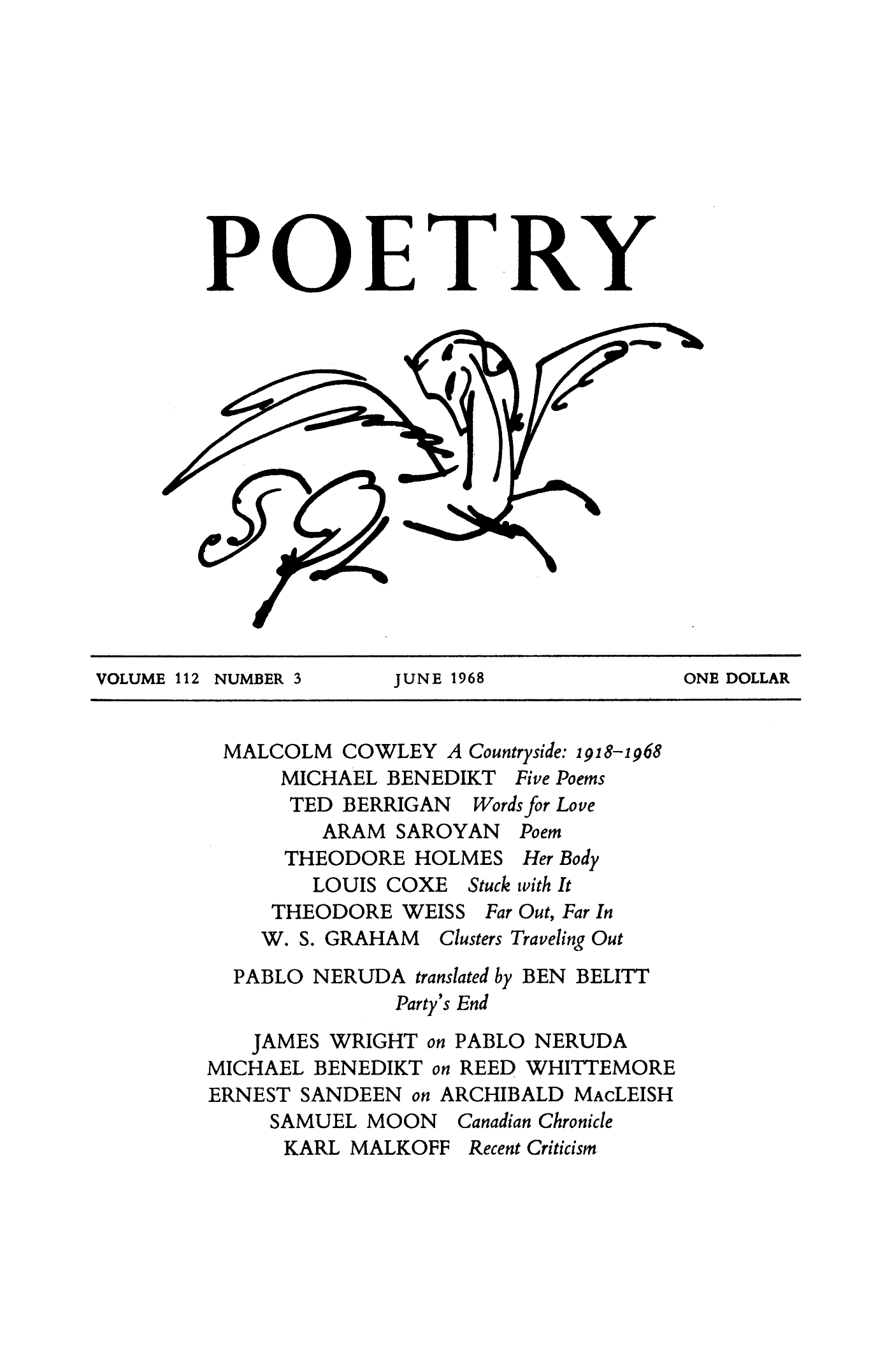 Poetry Magazine Archive Page