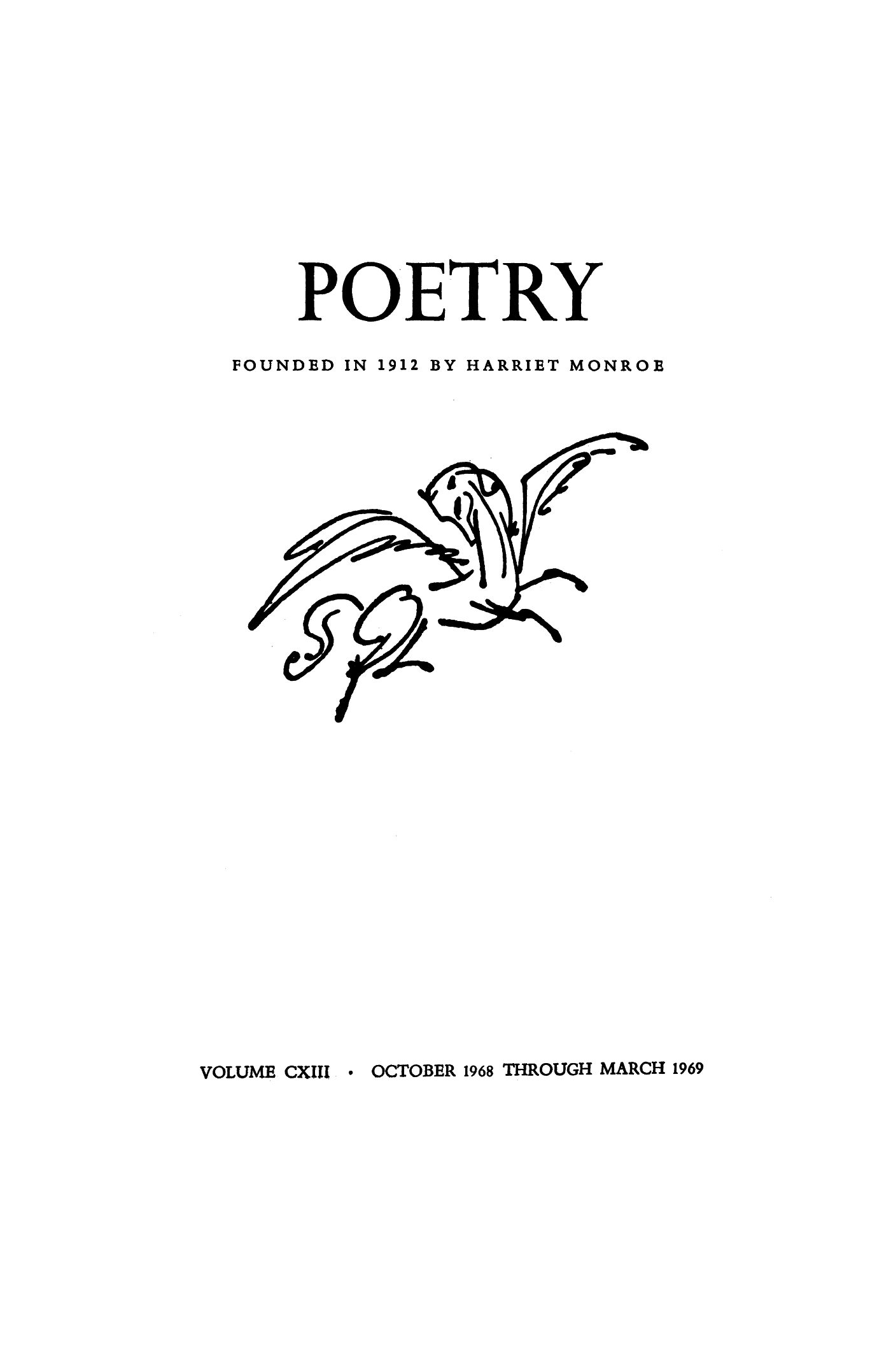 Poetry Magazine Archive Page