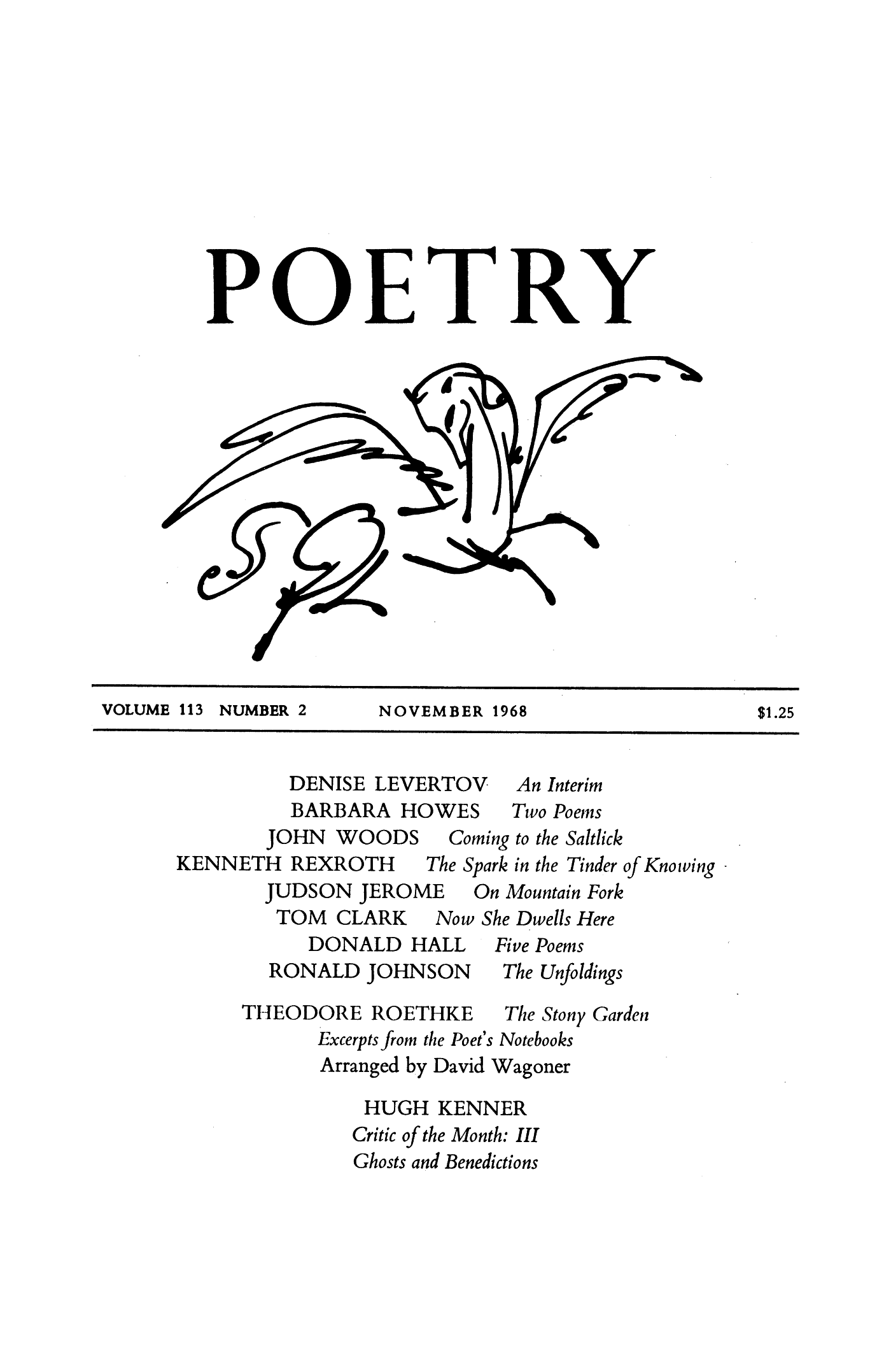 Poetry Magazine Archive Page