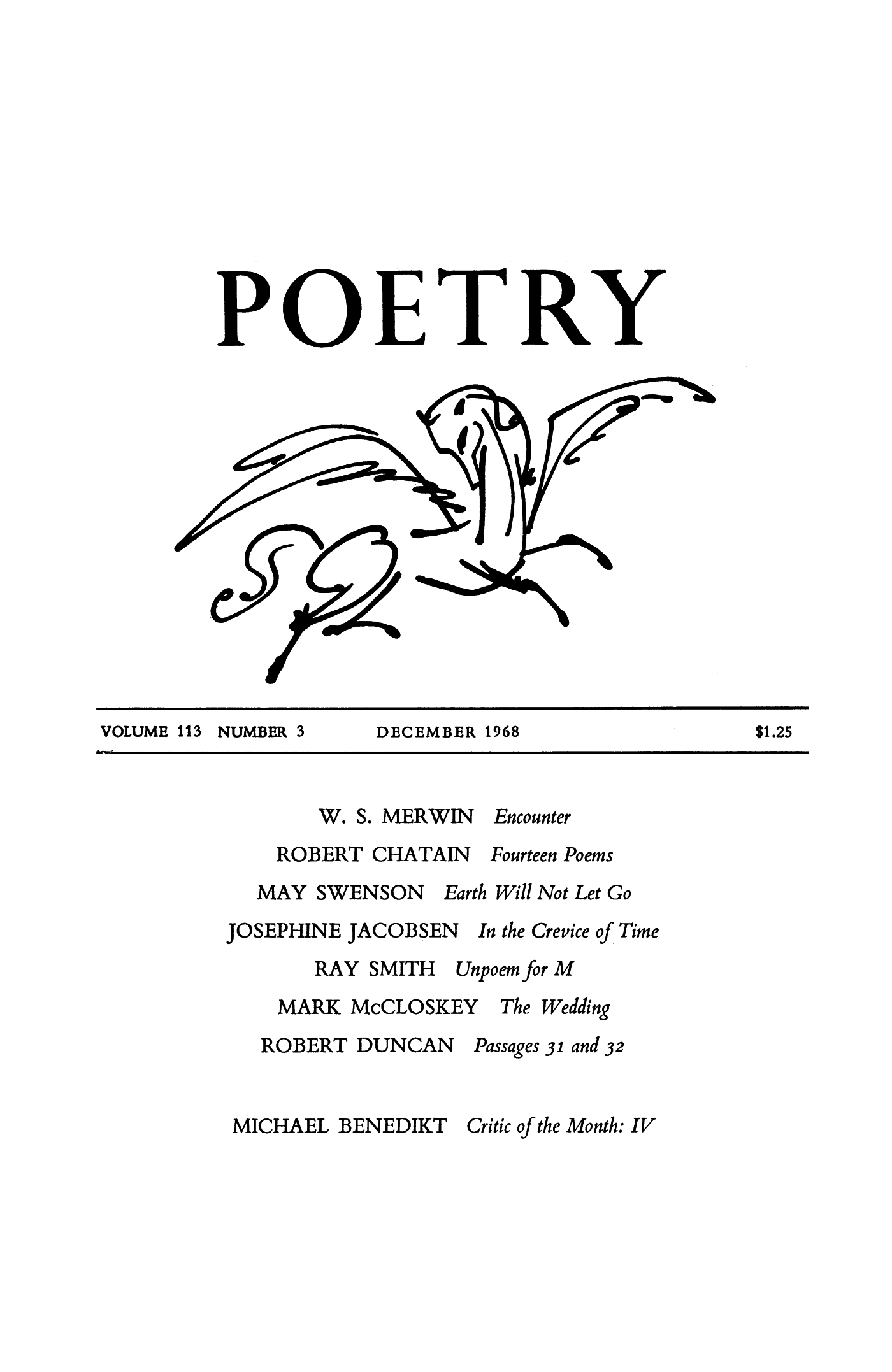 Poetry Magazine Archive Page