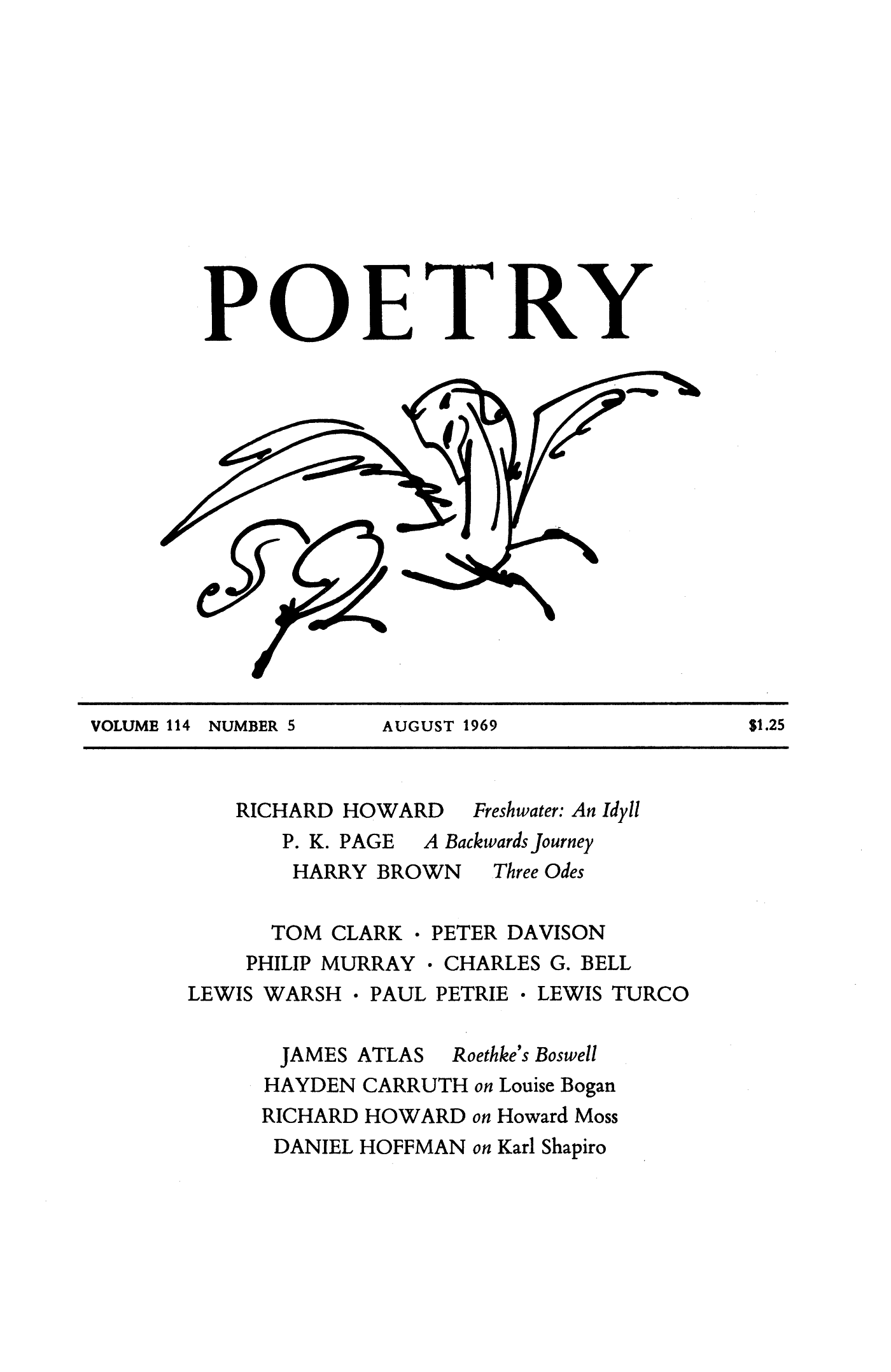 Poetry Magazine Archive Page