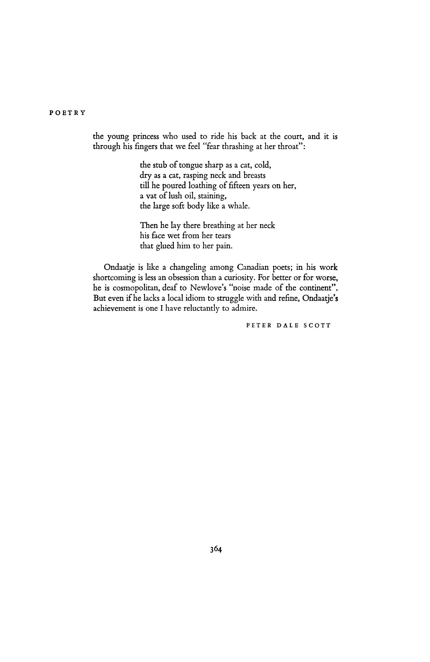 The Dainty Monsters, by Michael Ondaatje