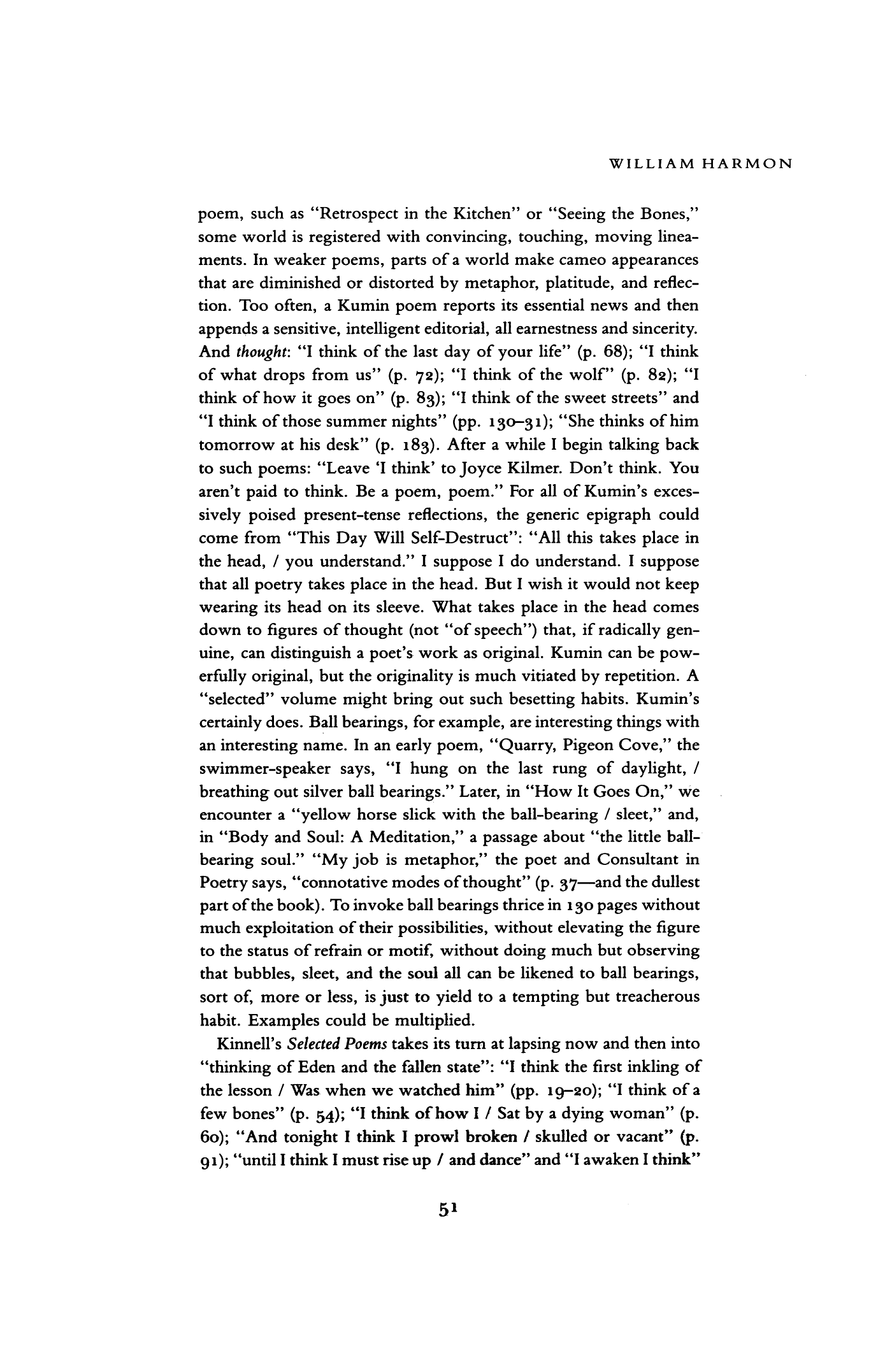 Selected Poems, by Galway Kinnell by William Harmon… Poetry Magazine