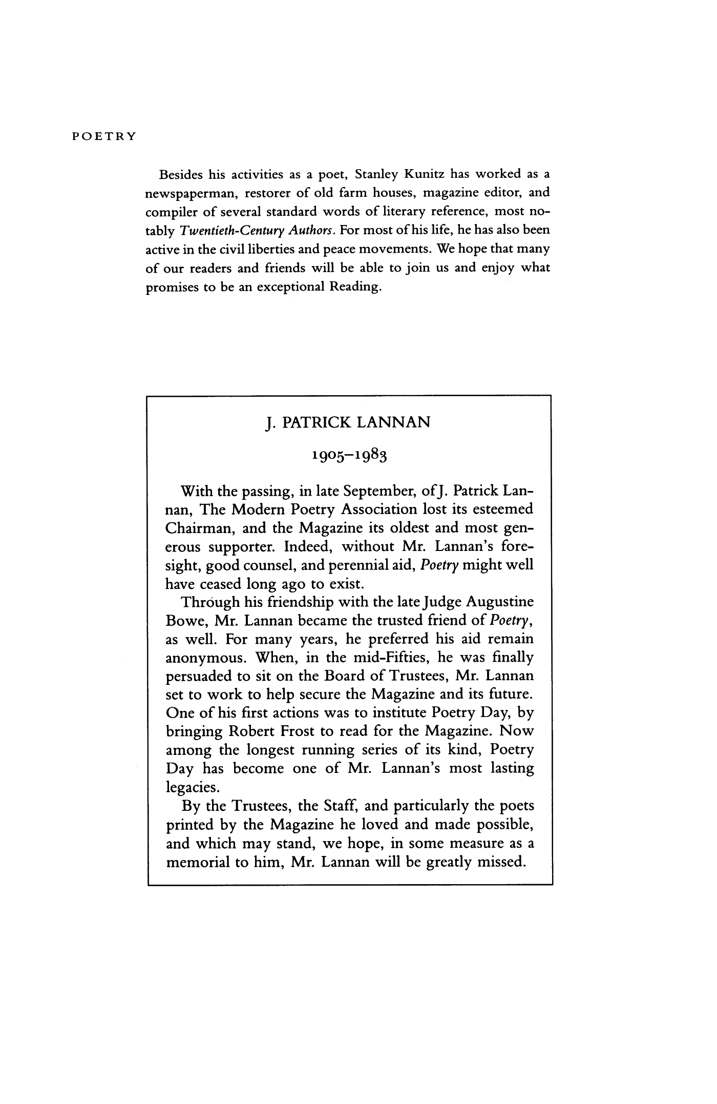 JSTOR Detail | Poetry Magazine