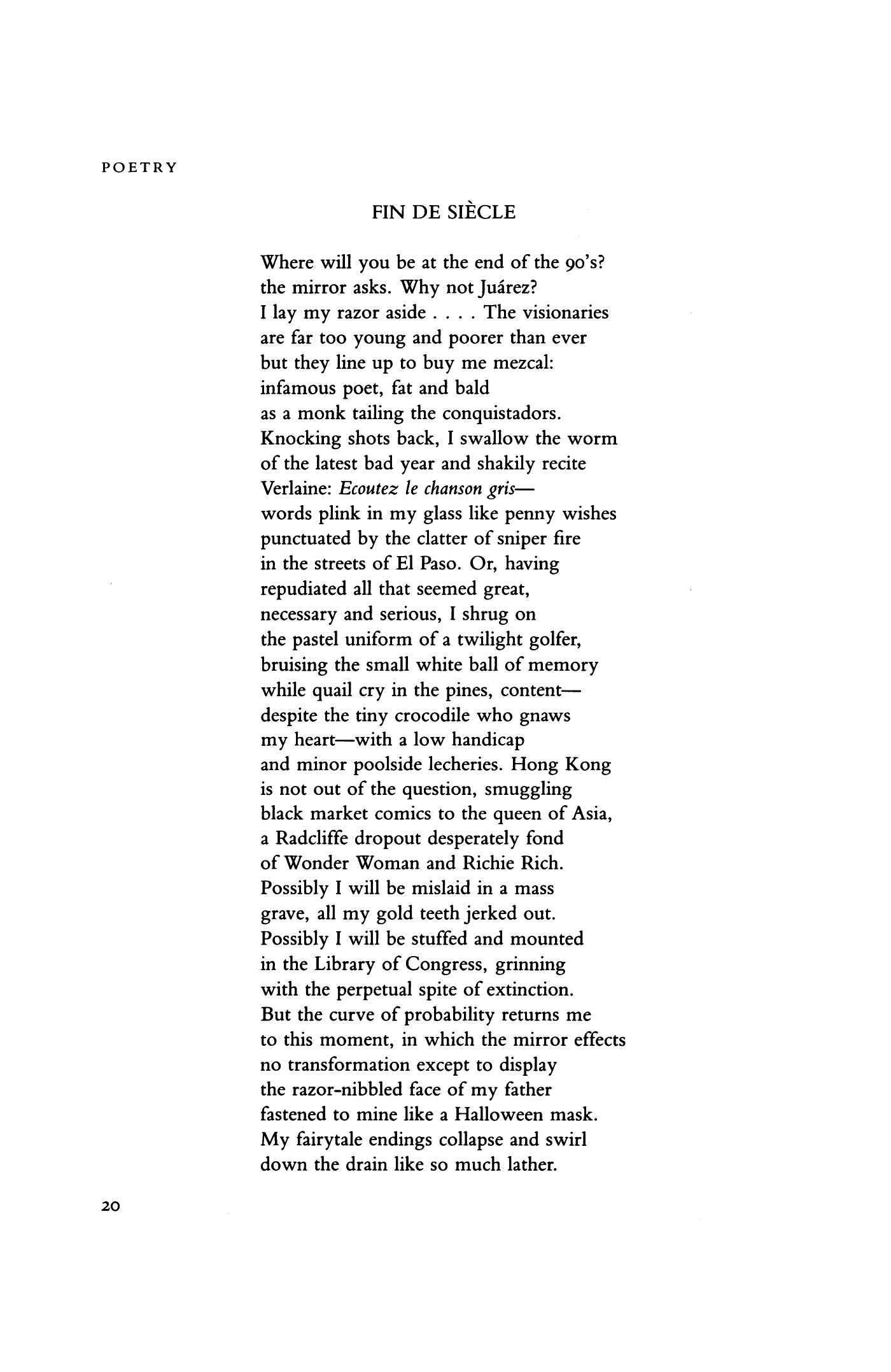 Poetry Magazine Archive Page