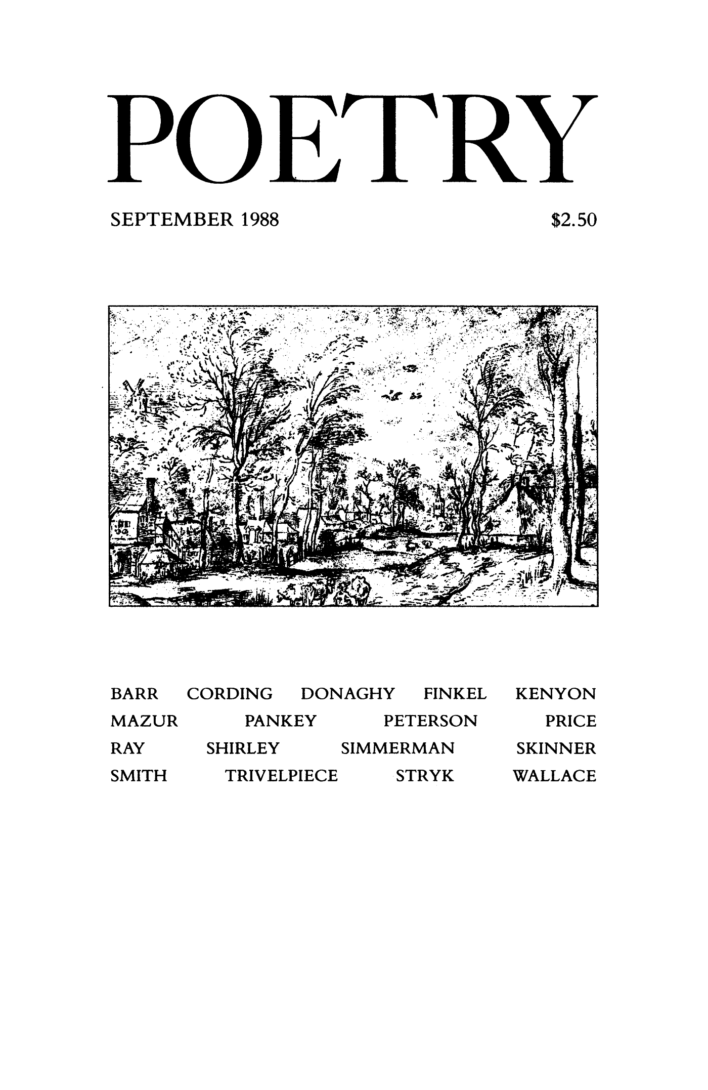 Poetry Magazine Archive Page