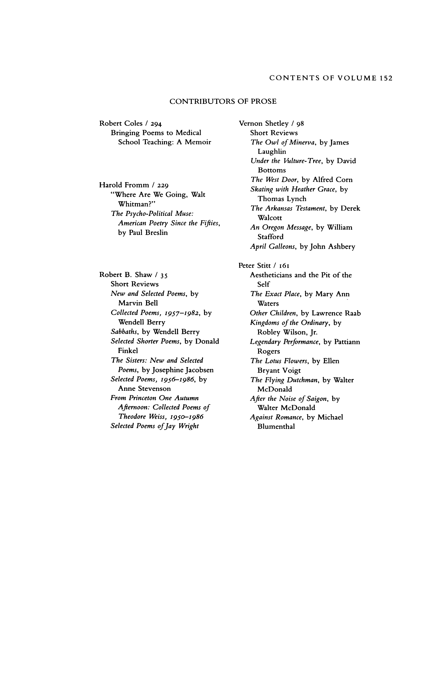 Poetry Magazine Archive Page