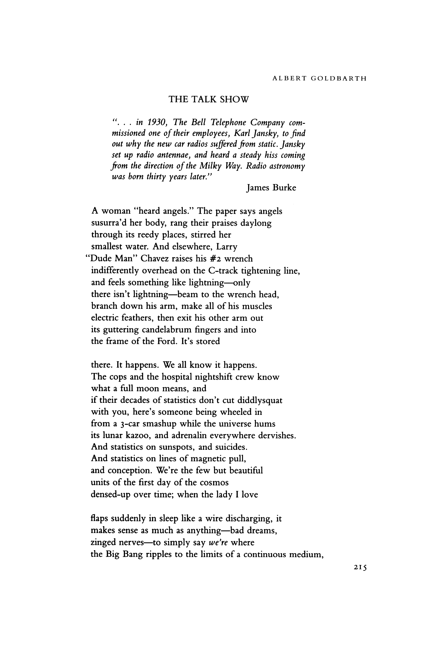 the ladies man poem